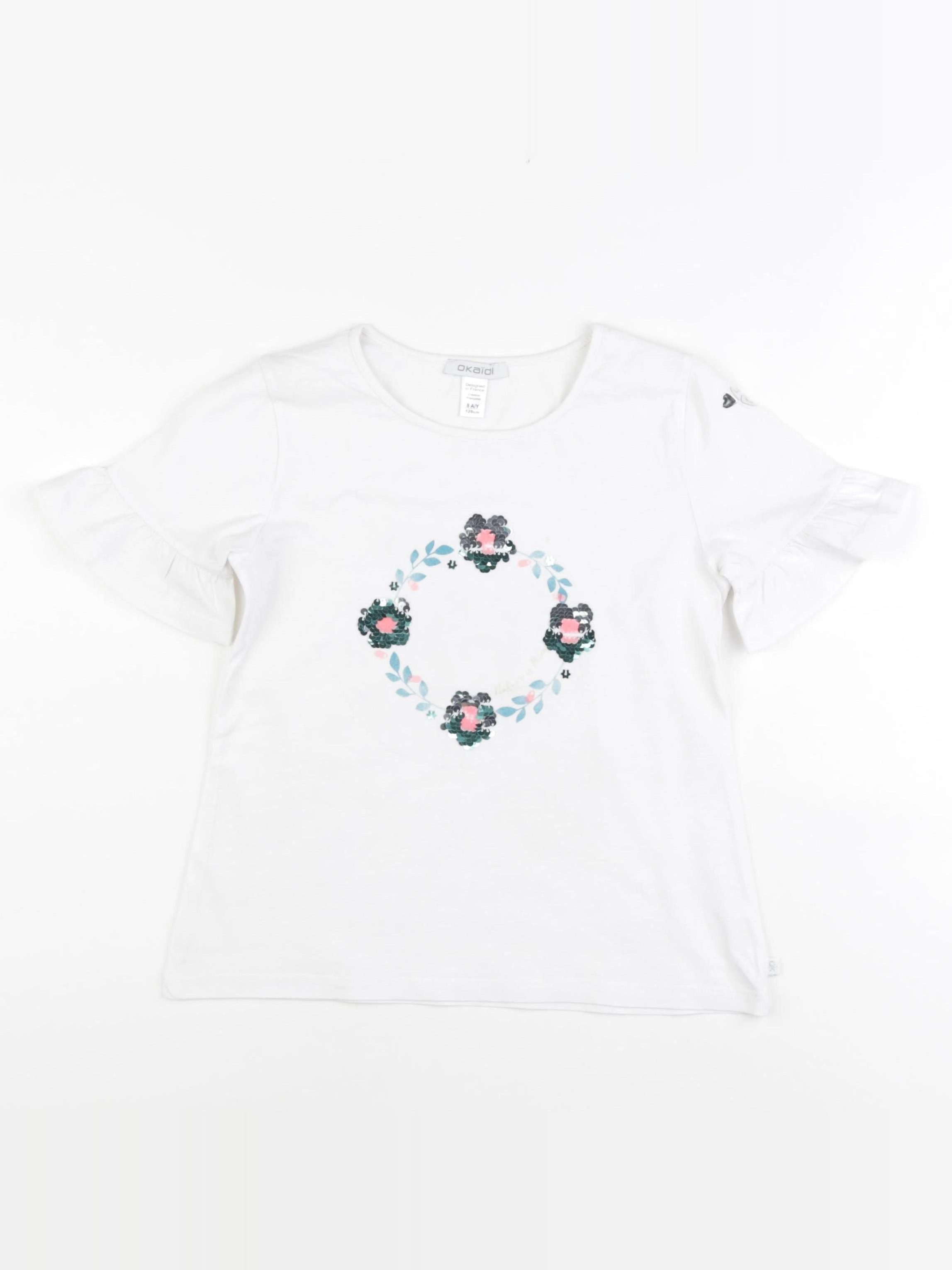 Okaidi - tee-shirt multicolore - 8 ans