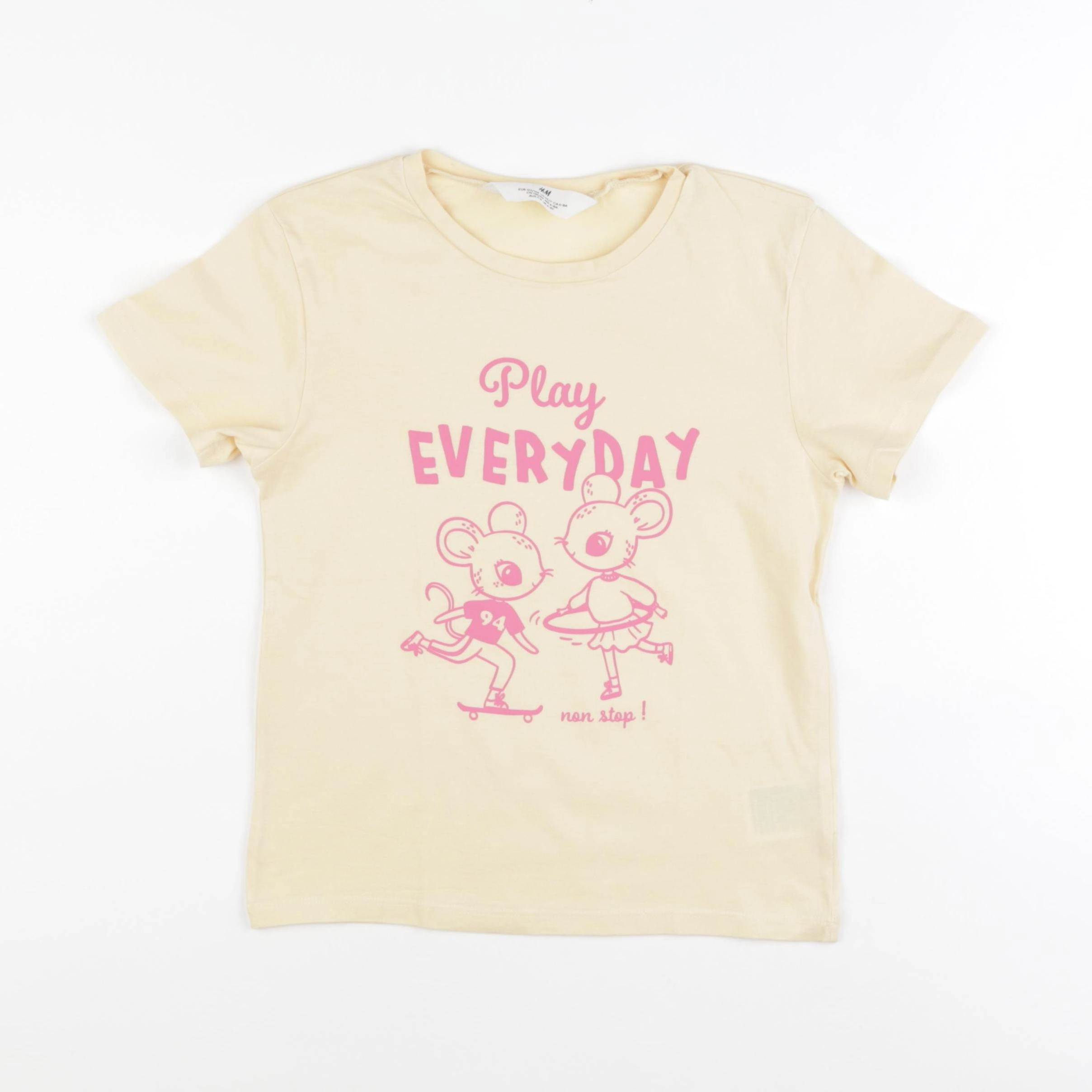 H&M - tee-shirt multicolore - 6/8 ans