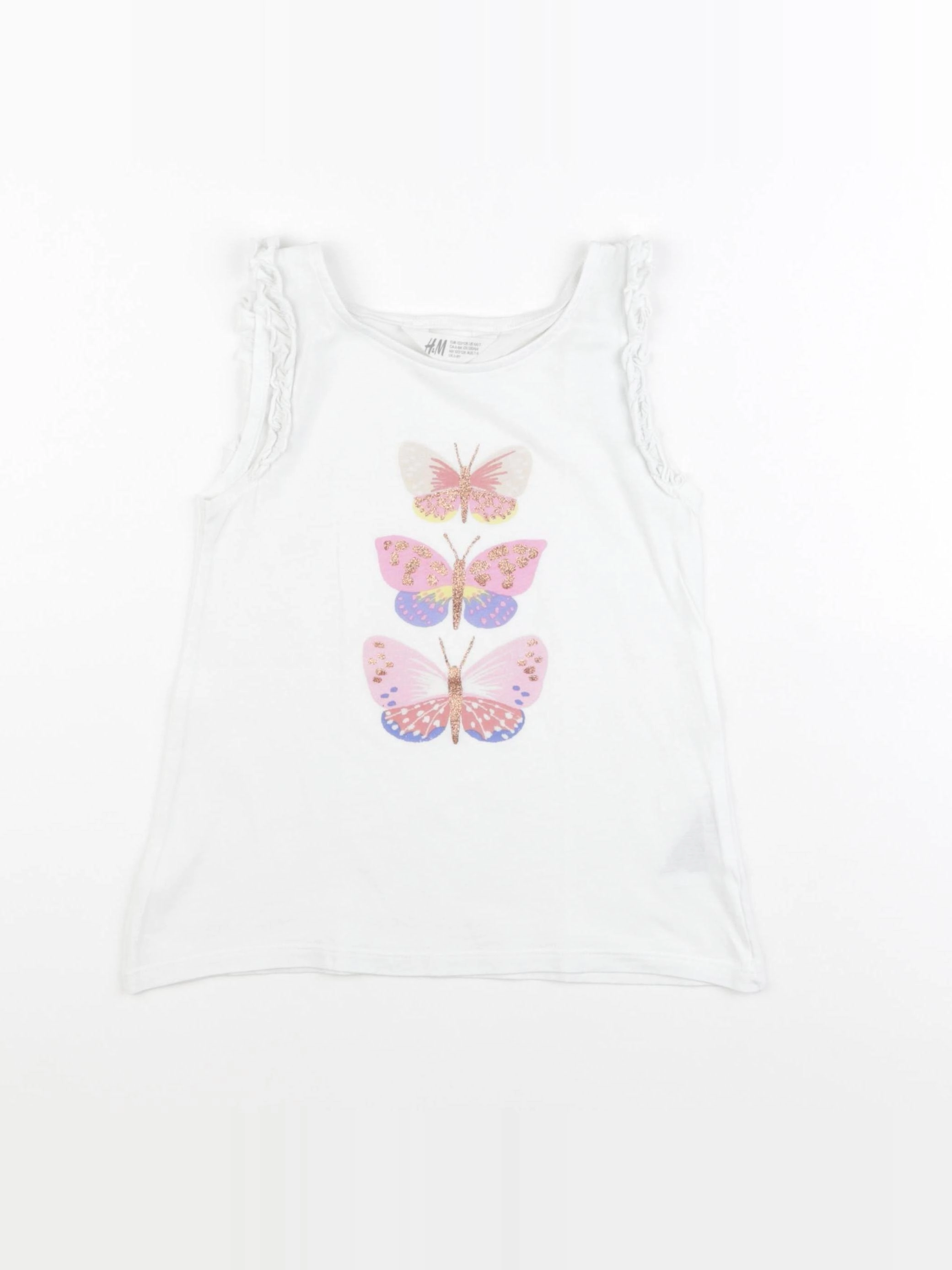 H&M - débardeur multicolore - 6/8 ans