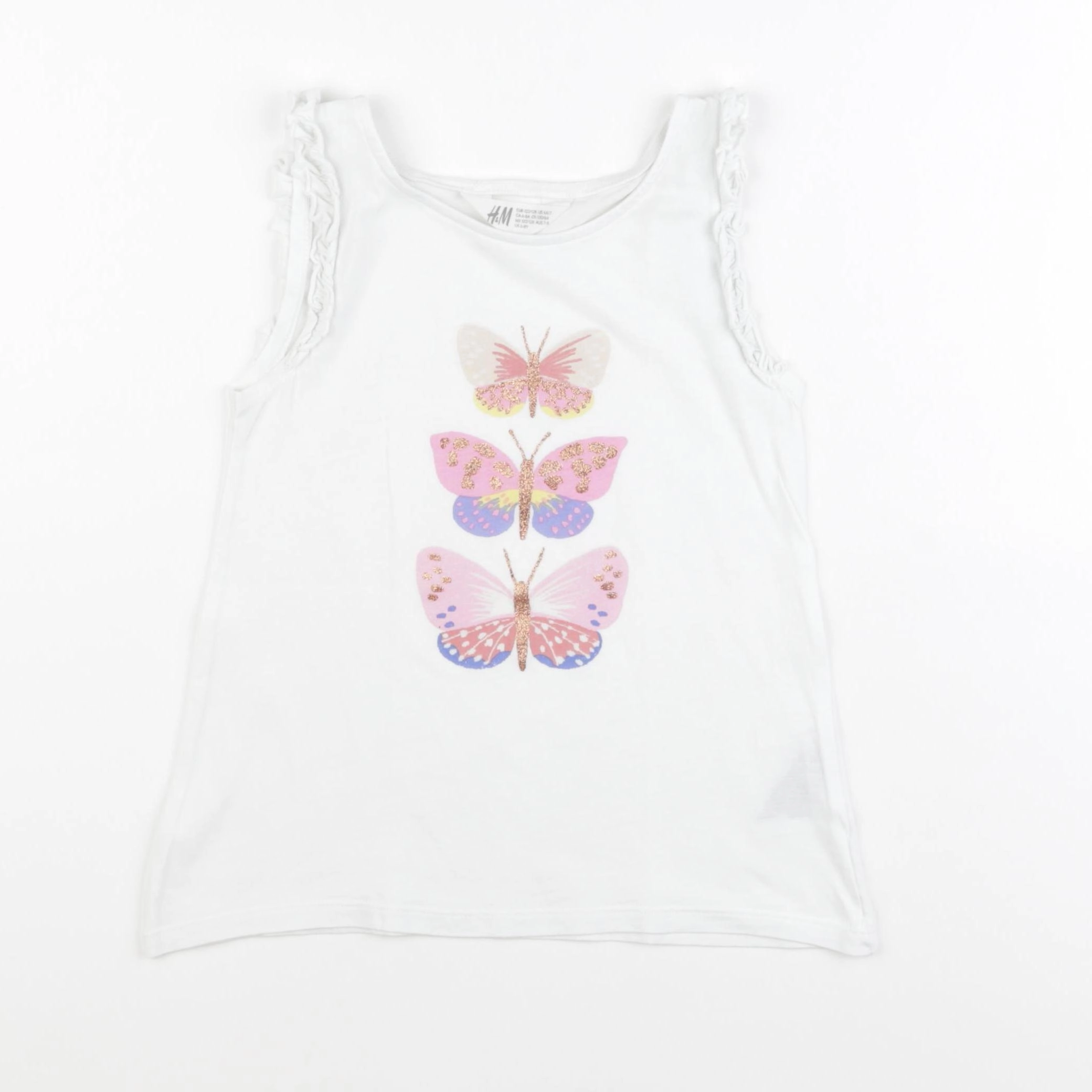 H&M - débardeur multicolore - 6/8 ans