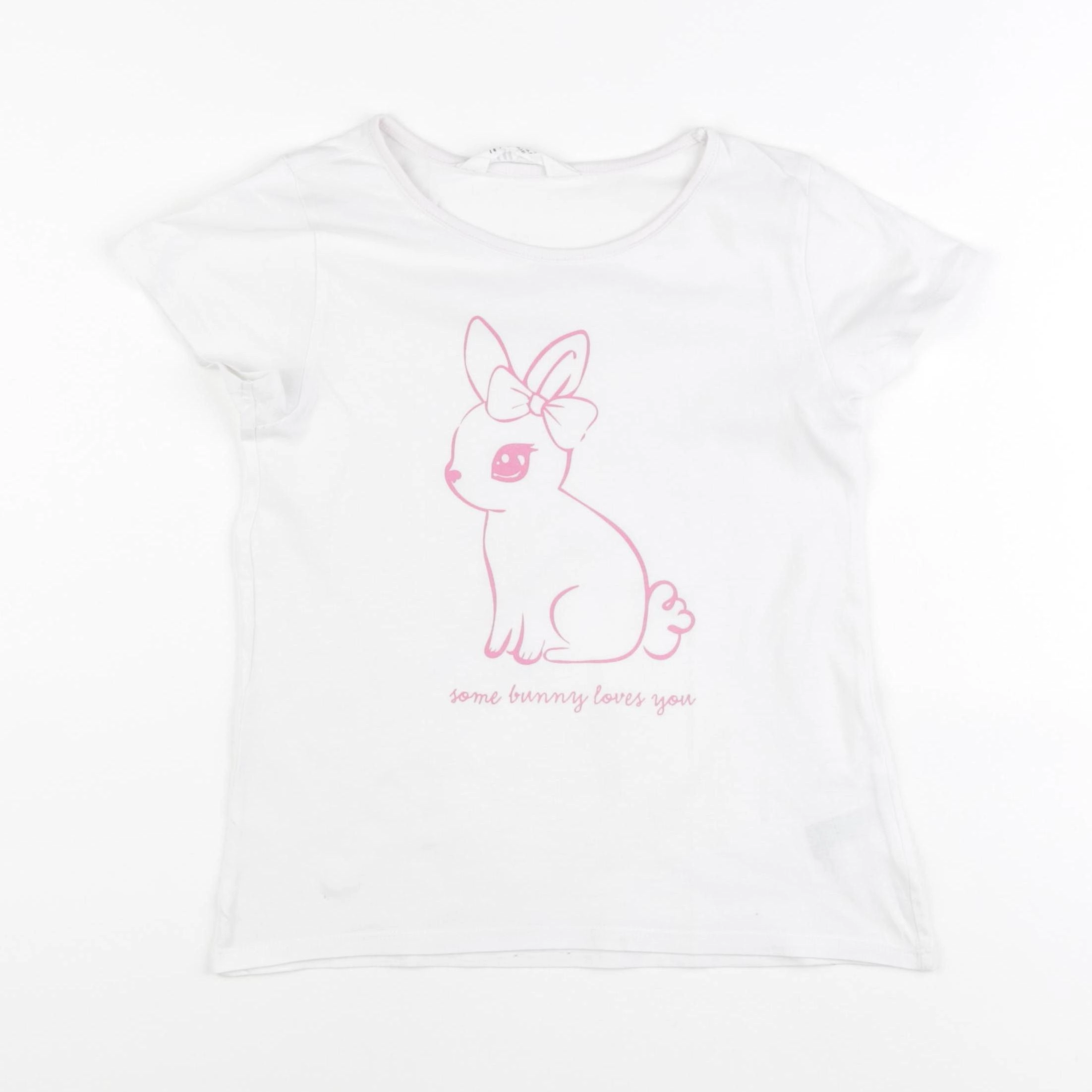 H&M - tee-shirt blanc - 6/8 ans