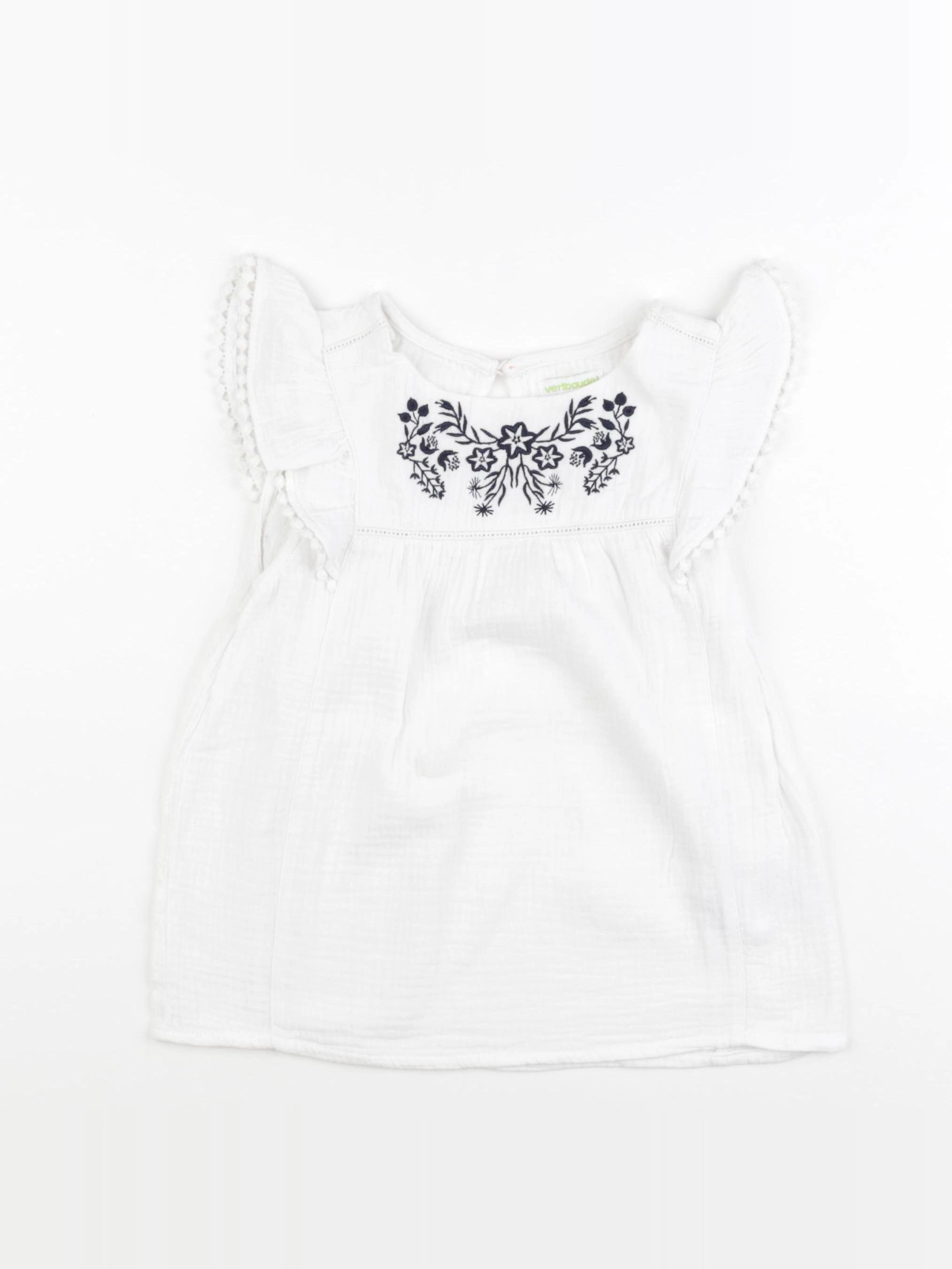 Vertbaudet - blouse blanc - 8 ans