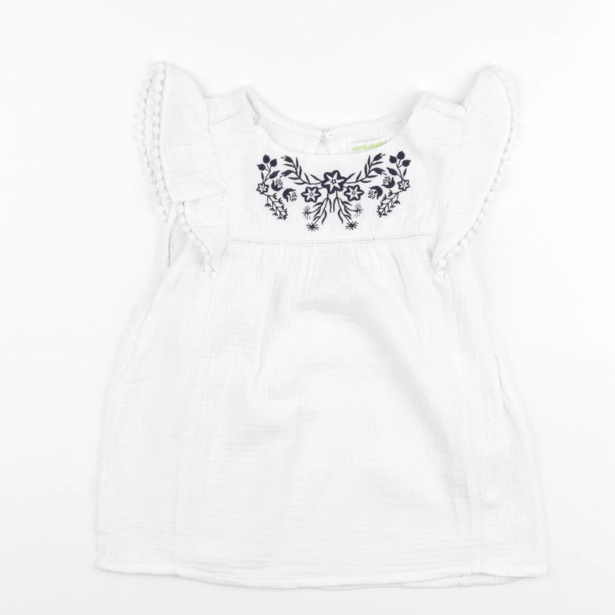 Vertbaudet - blouse blanc - 8 ans