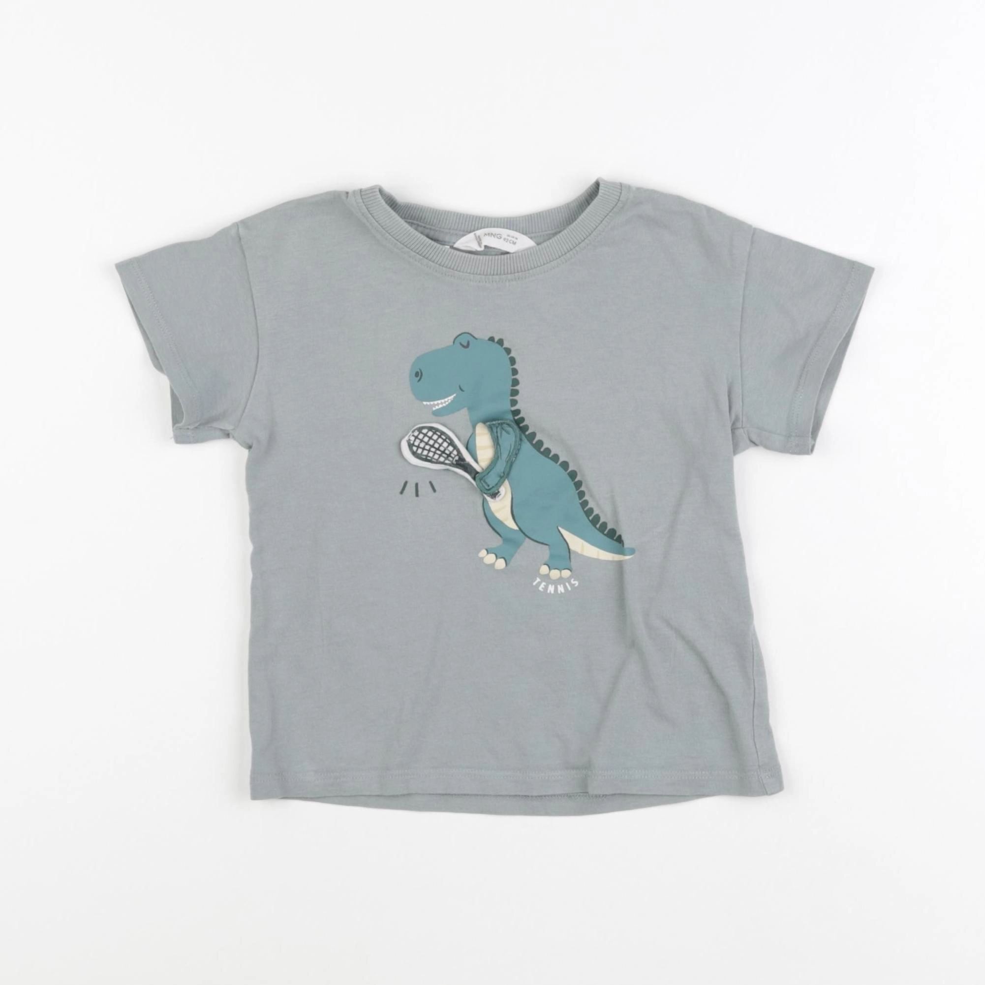 Mango - tee-shirt gris - 18/24 mois