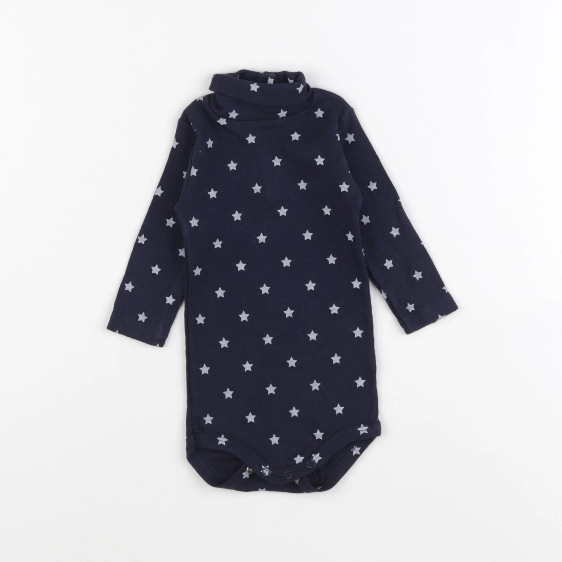 Petit Bateau - body bleu - 3 mois