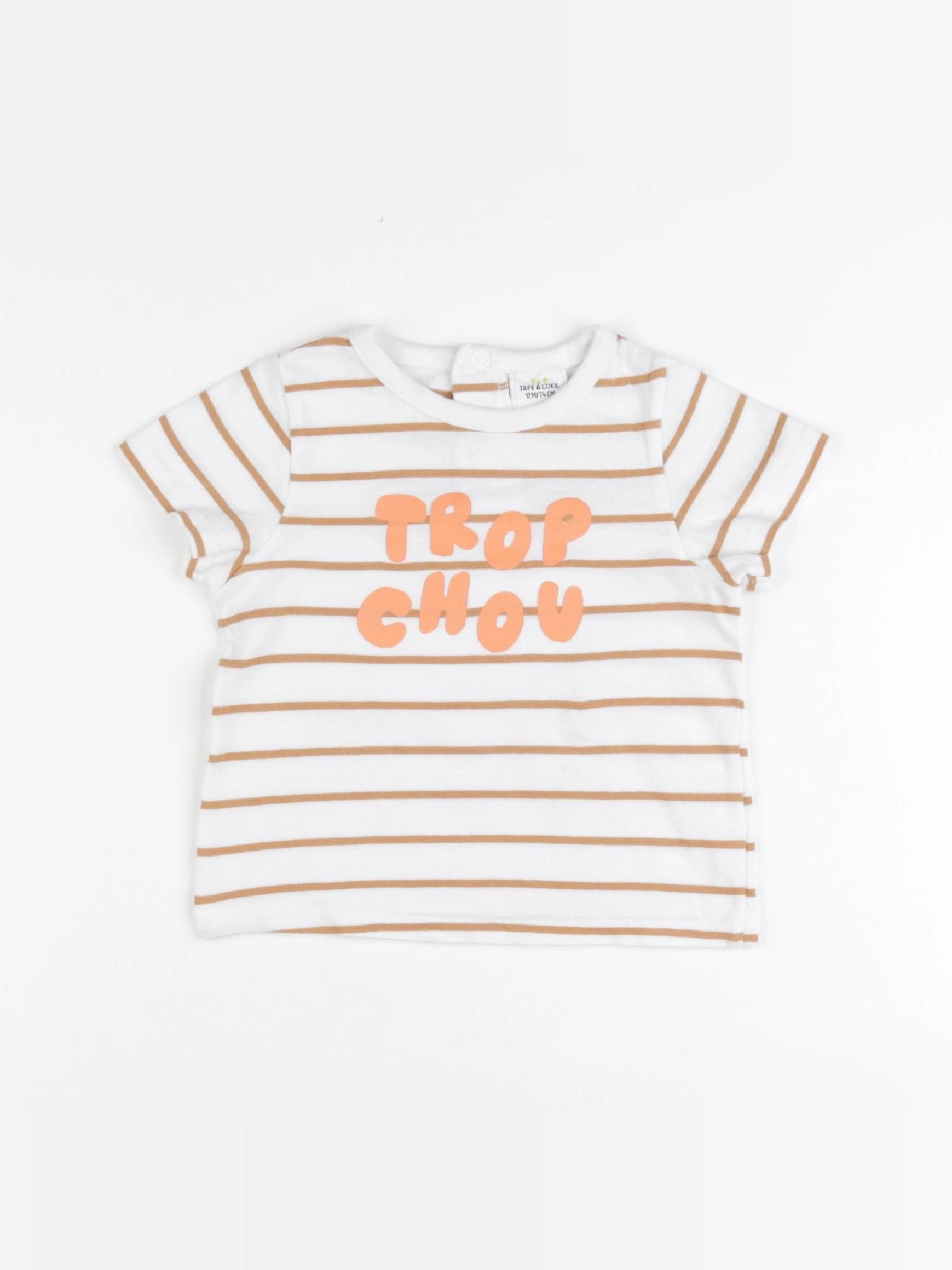 Tape à l'oeil - tee-shirt multicolore - 12 mois