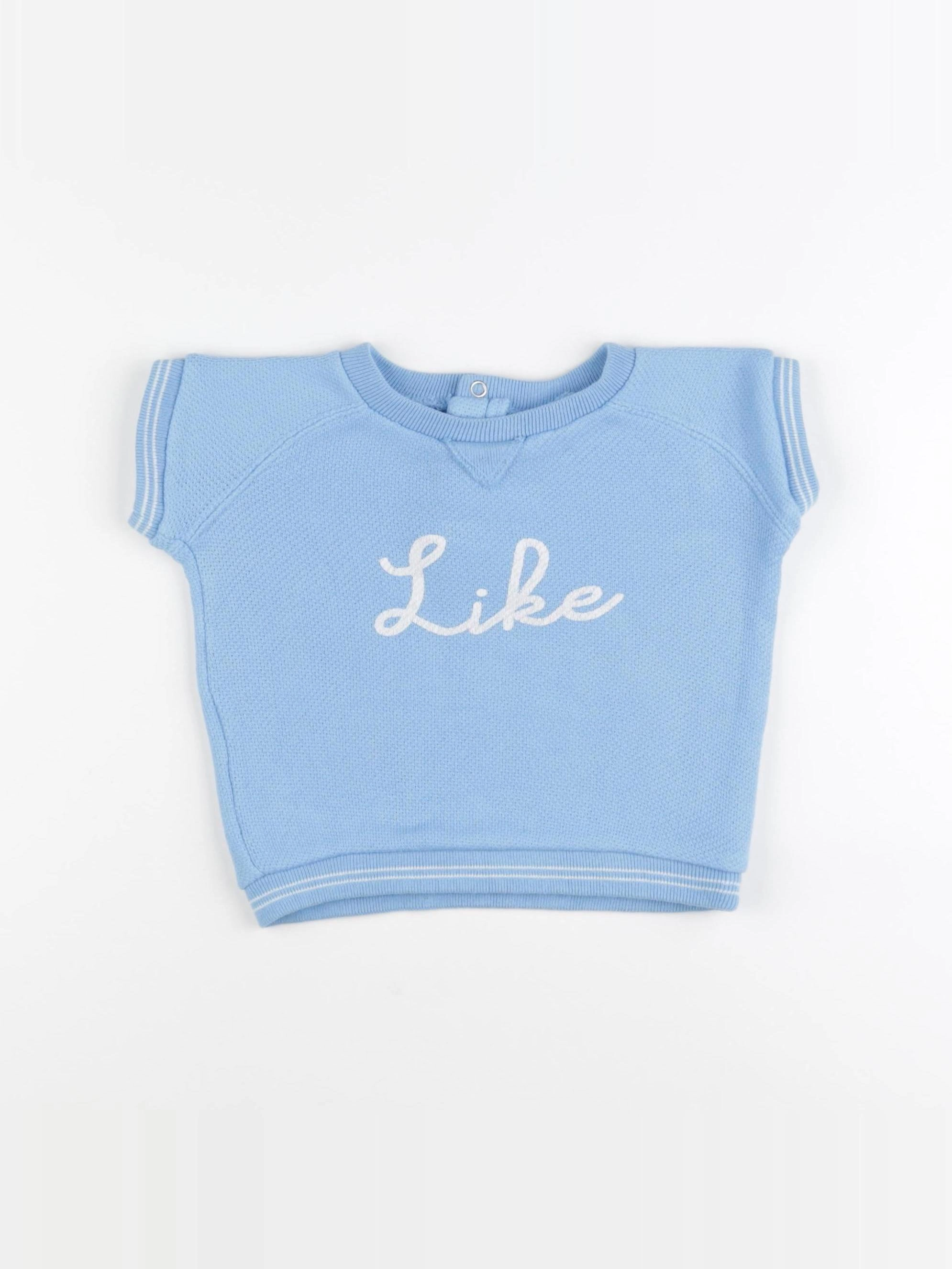 Tape à l'oeil - tee-shirt bleu - 18 mois