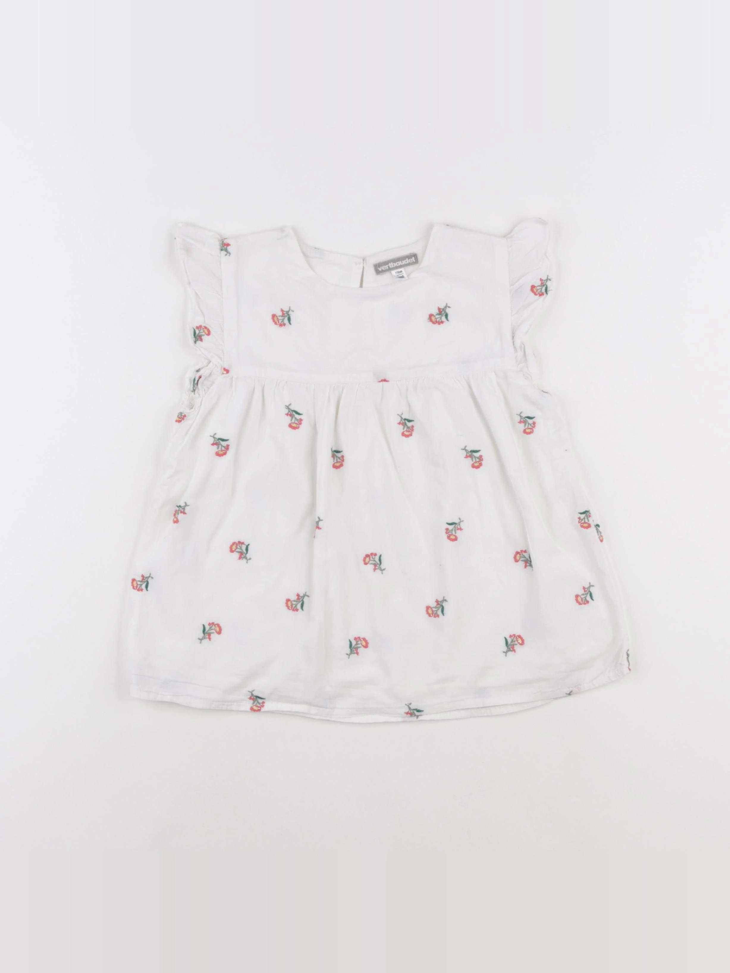 Vertbaudet - blouse blanc - 6 ans