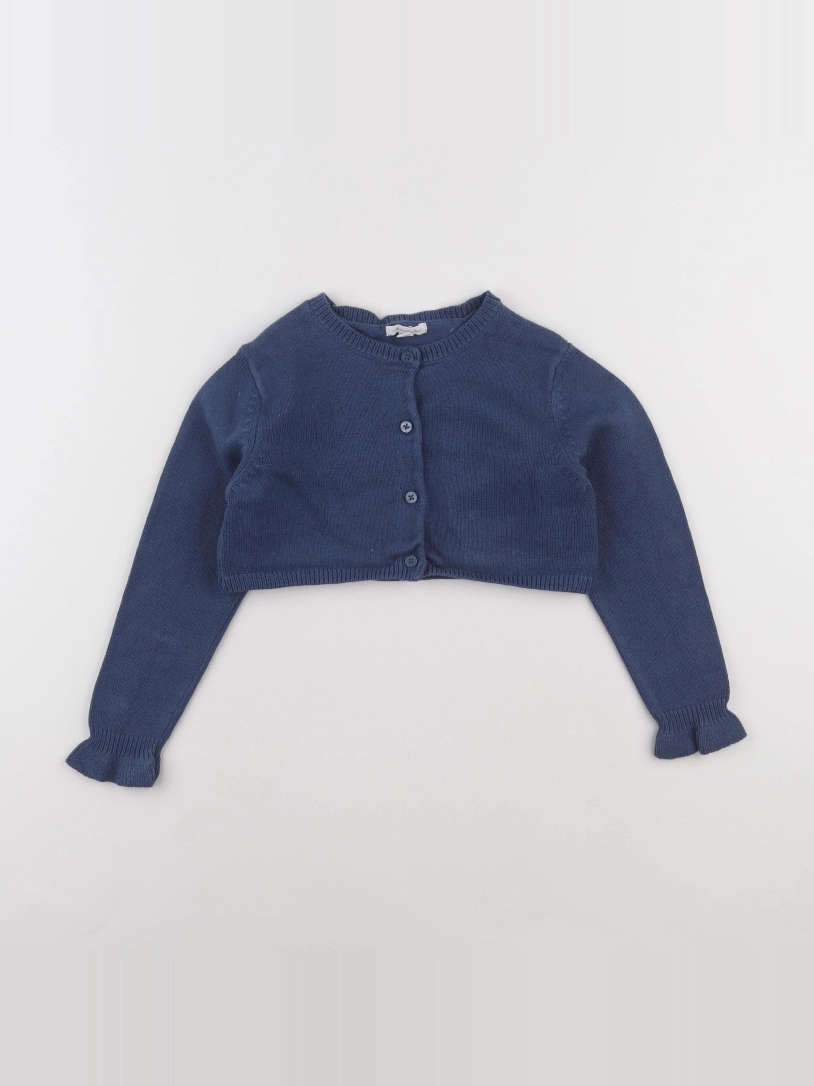 Vertbaudet - gilet bleu - 5 ans