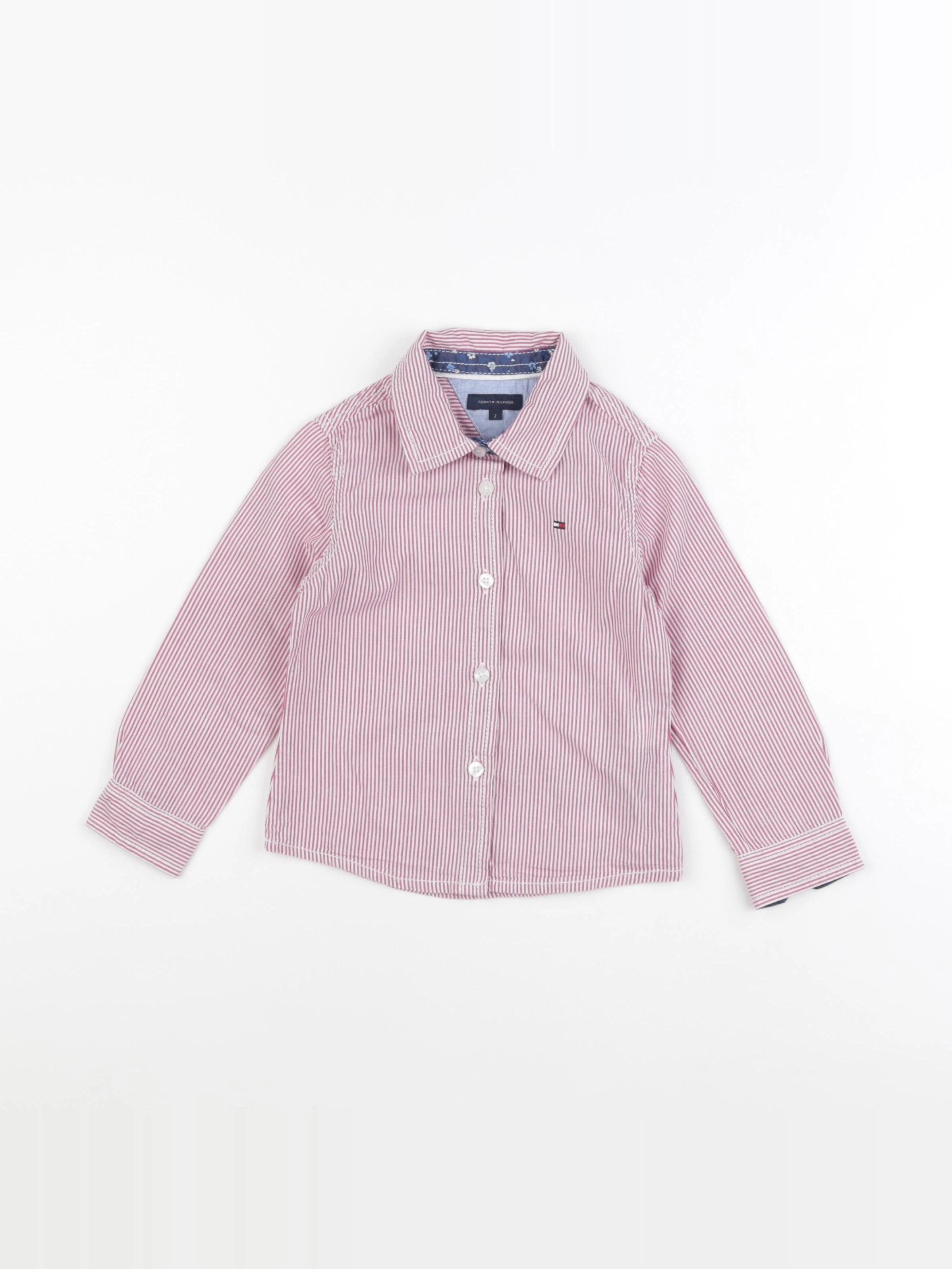 Tommy Hilfiger - chemise rouge - 2 ans