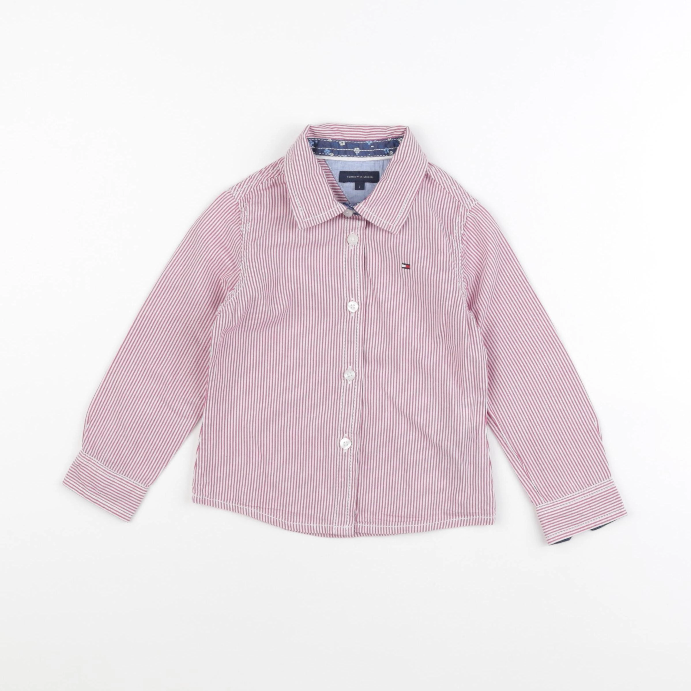 Tommy Hilfiger - chemise rouge - 2 ans