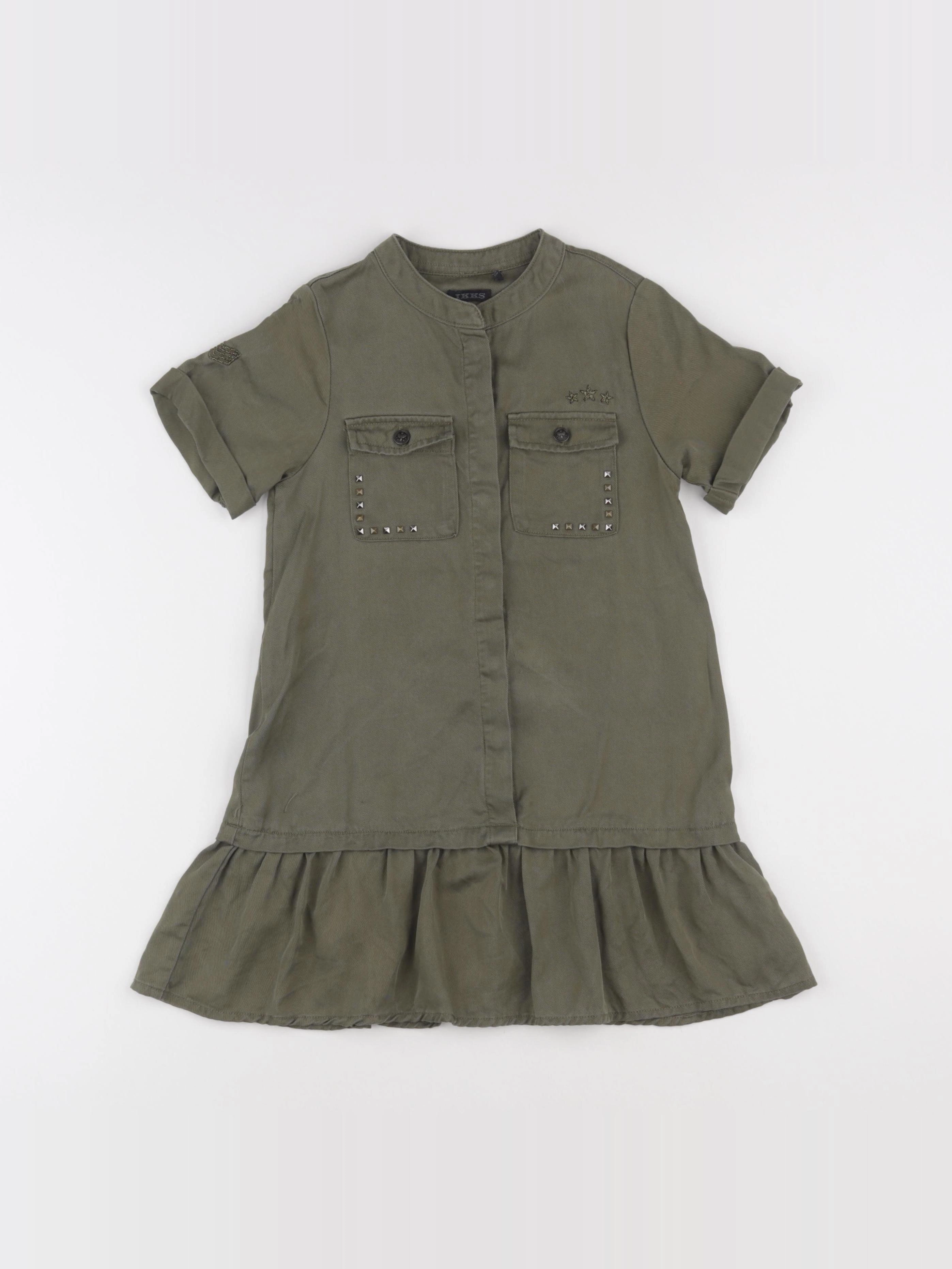 IKKS - robe vert - 5 ans