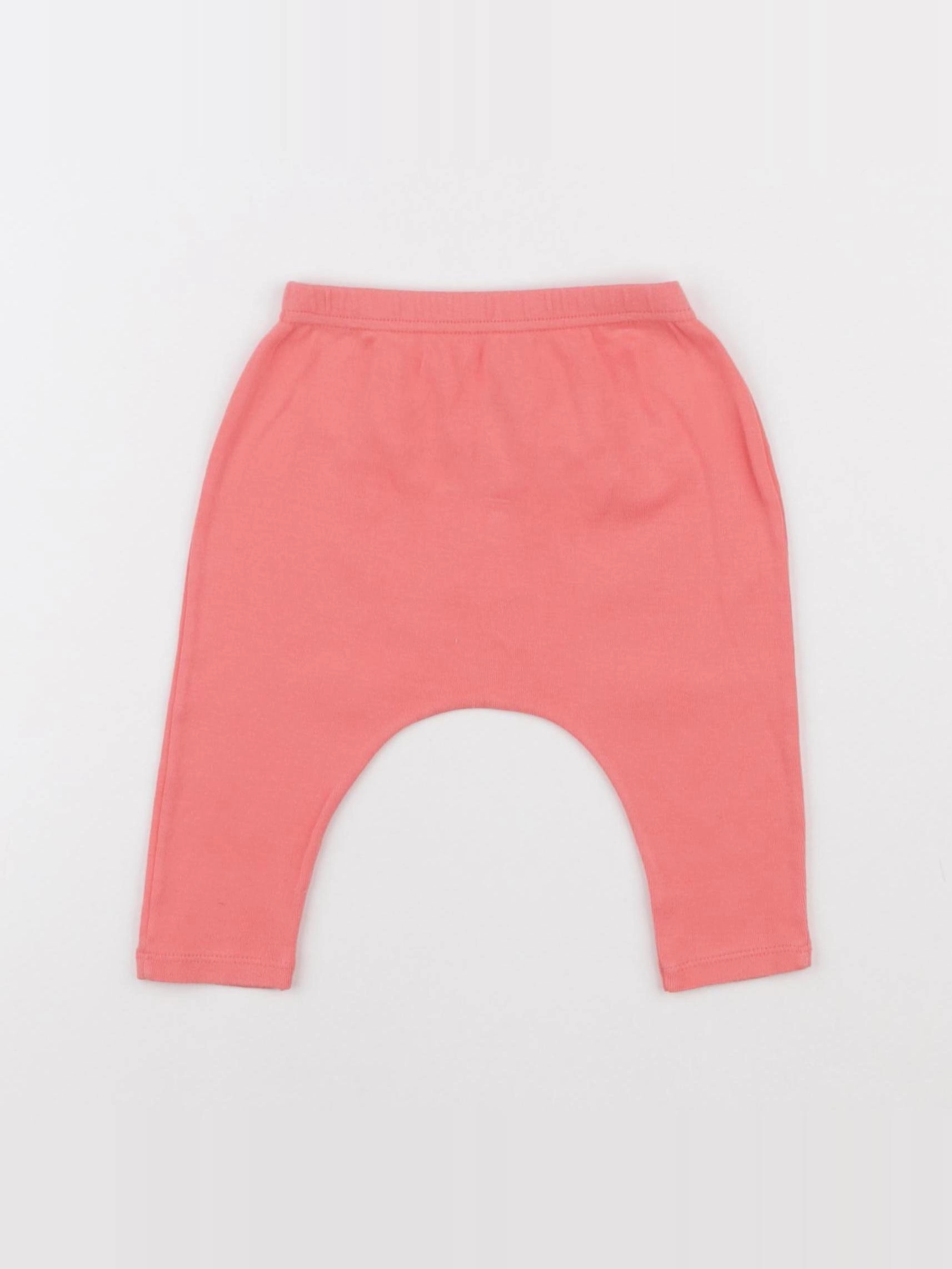 Petit Bateau - legging rose - 6 mois