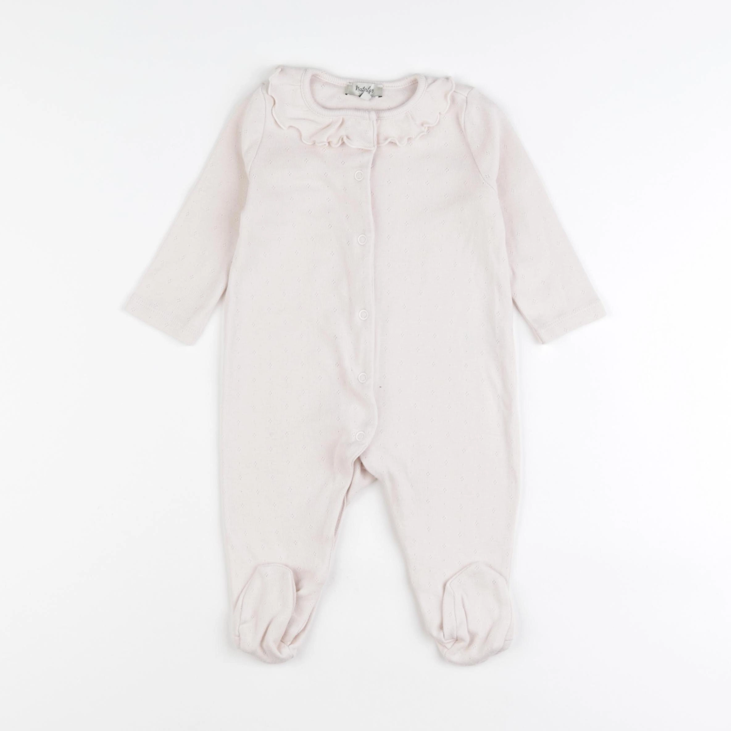Natalys - pyjama coton rose - 6 mois