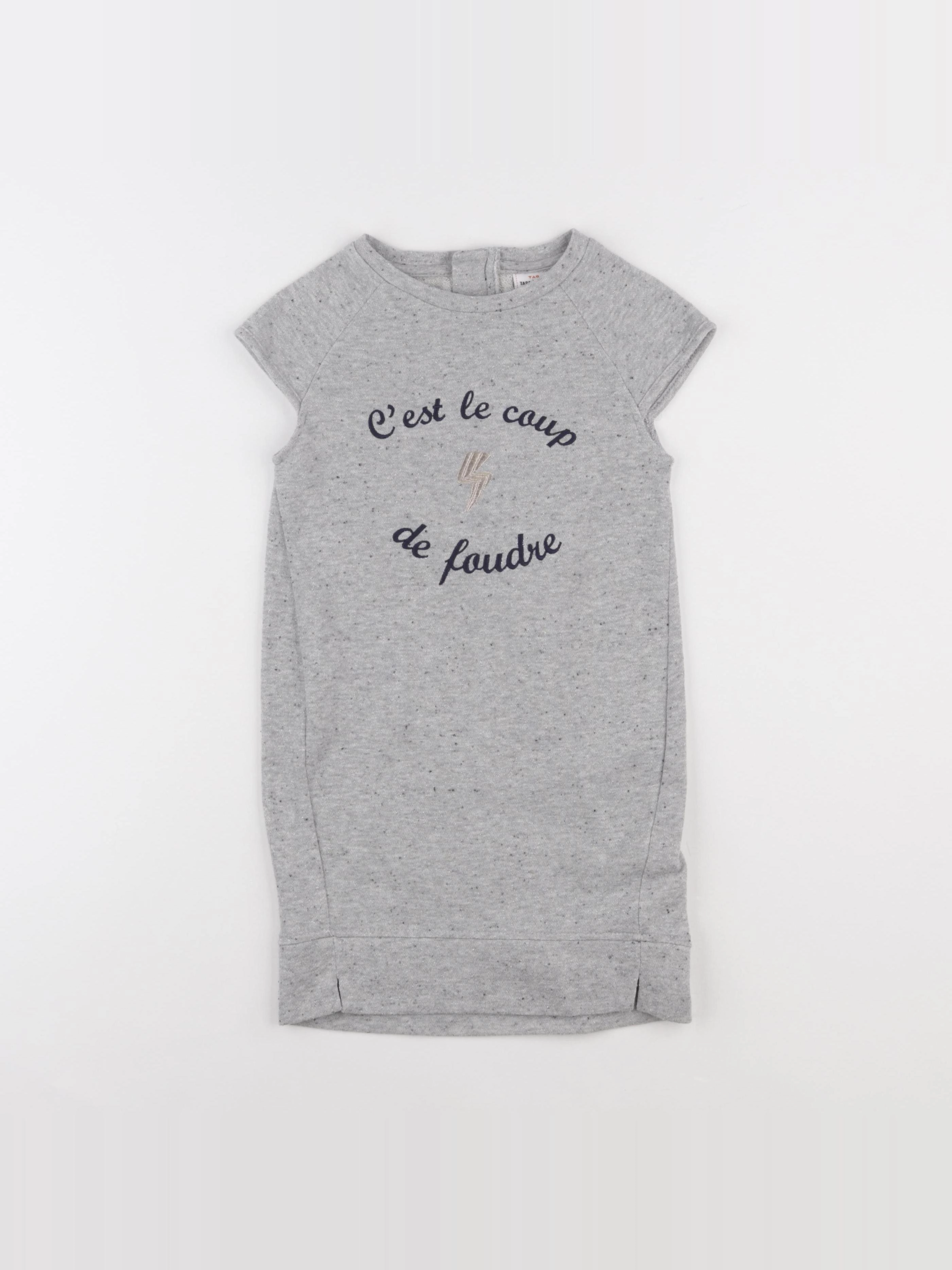 Tape à l'oeil - robe gris - 5 ans
