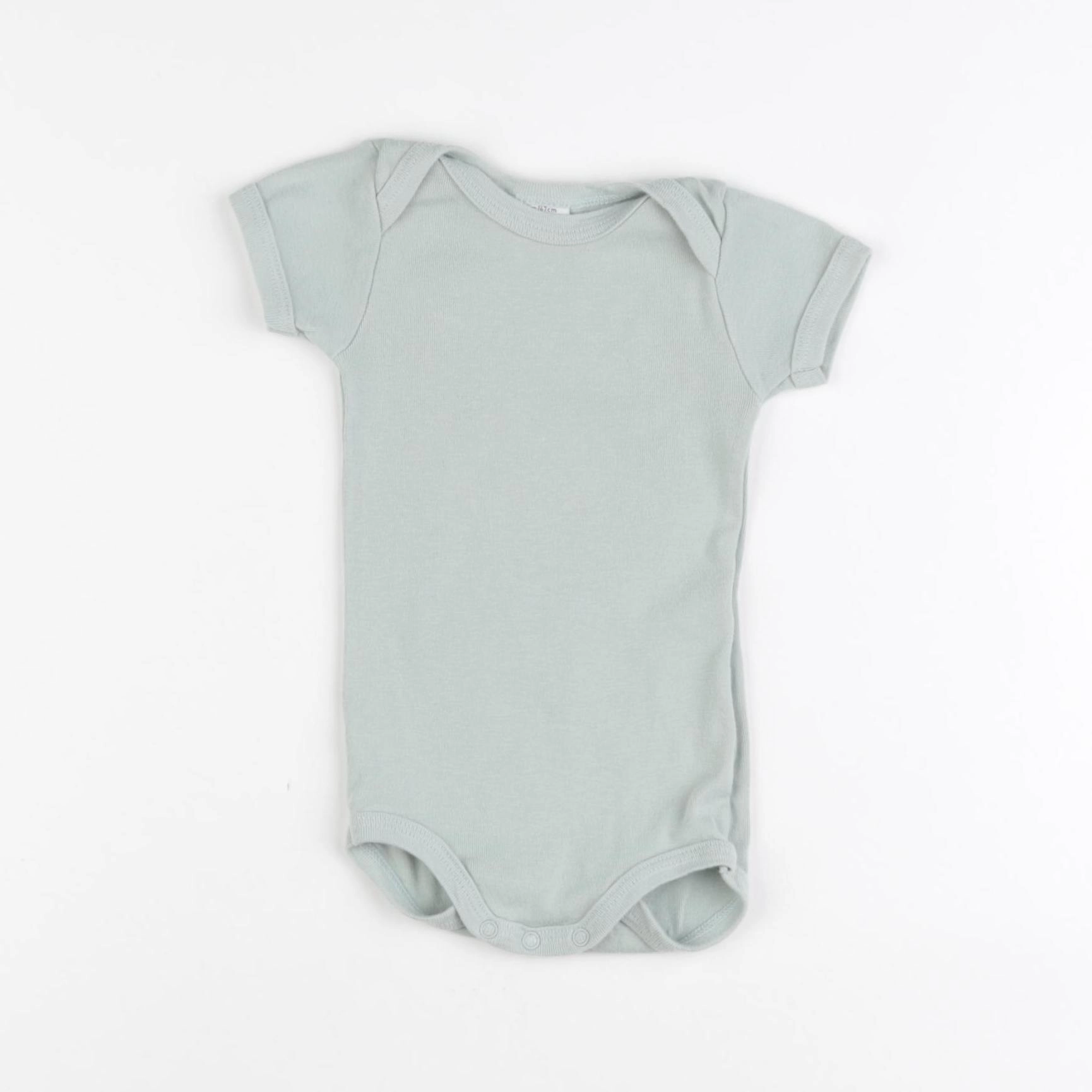 Petit Bateau - body vert - 6 mois