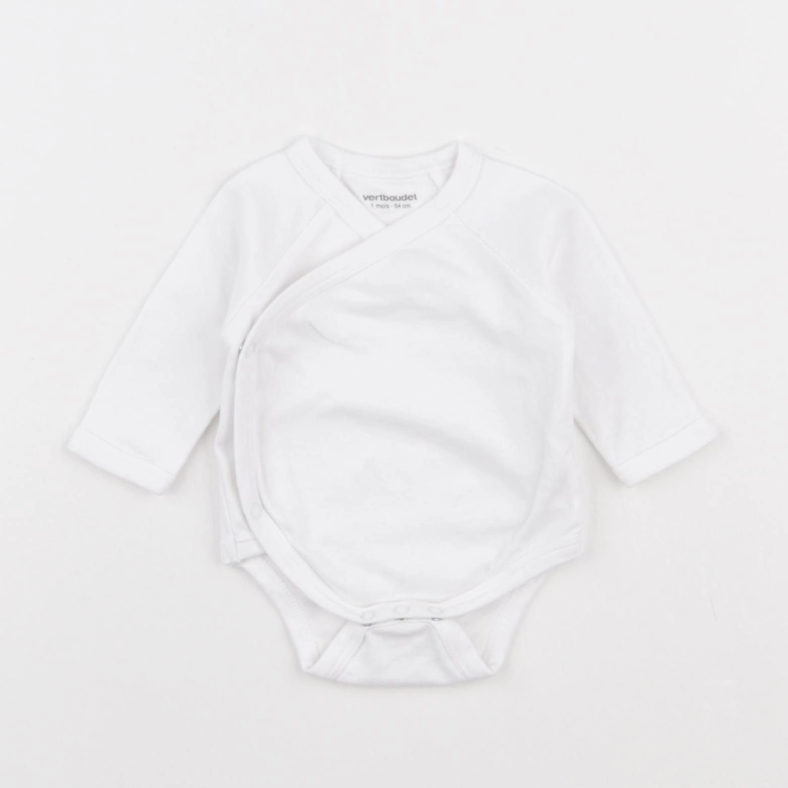 Vertbaudet - body blanc - 1 mois