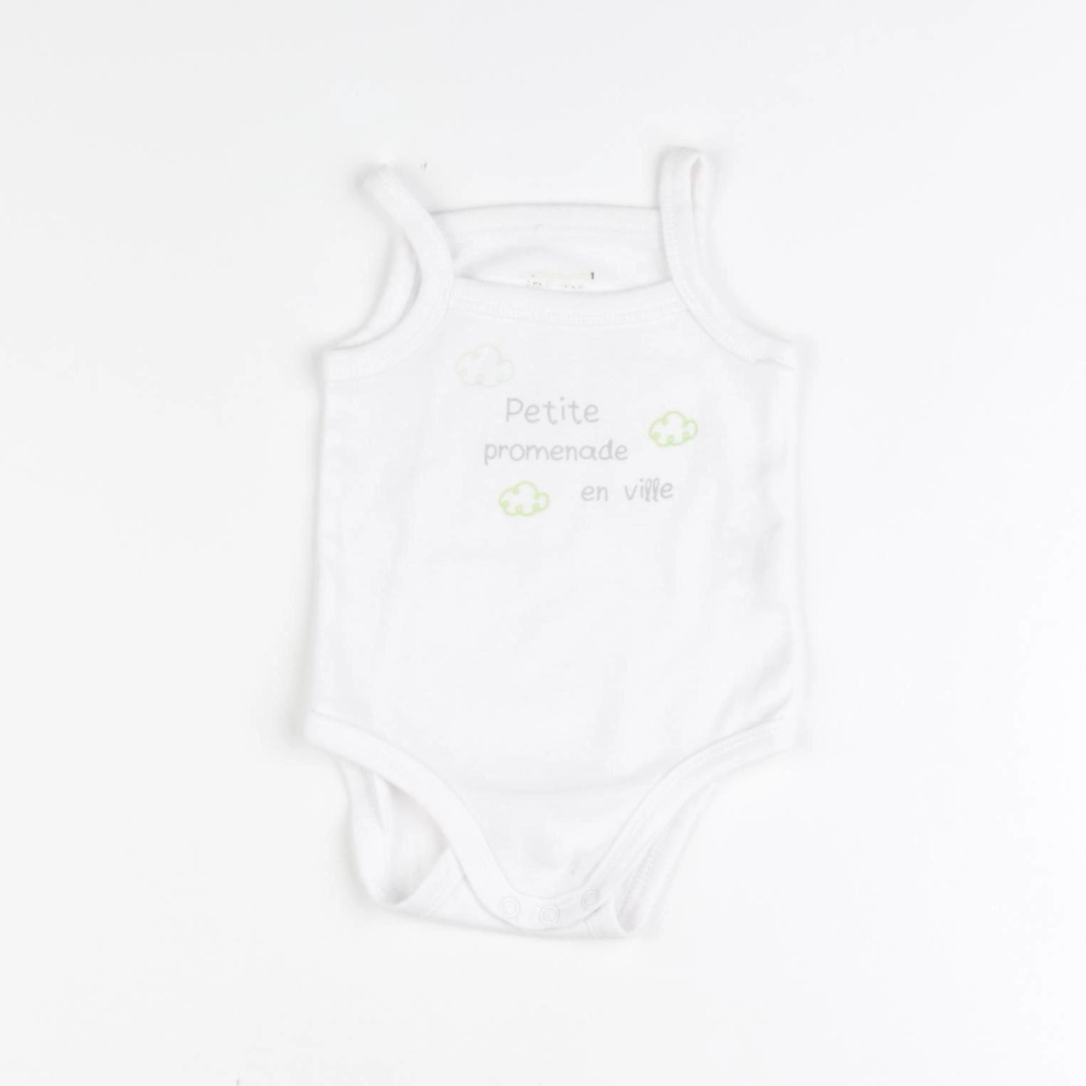 Vertbaudet - body blanc - 3 mois