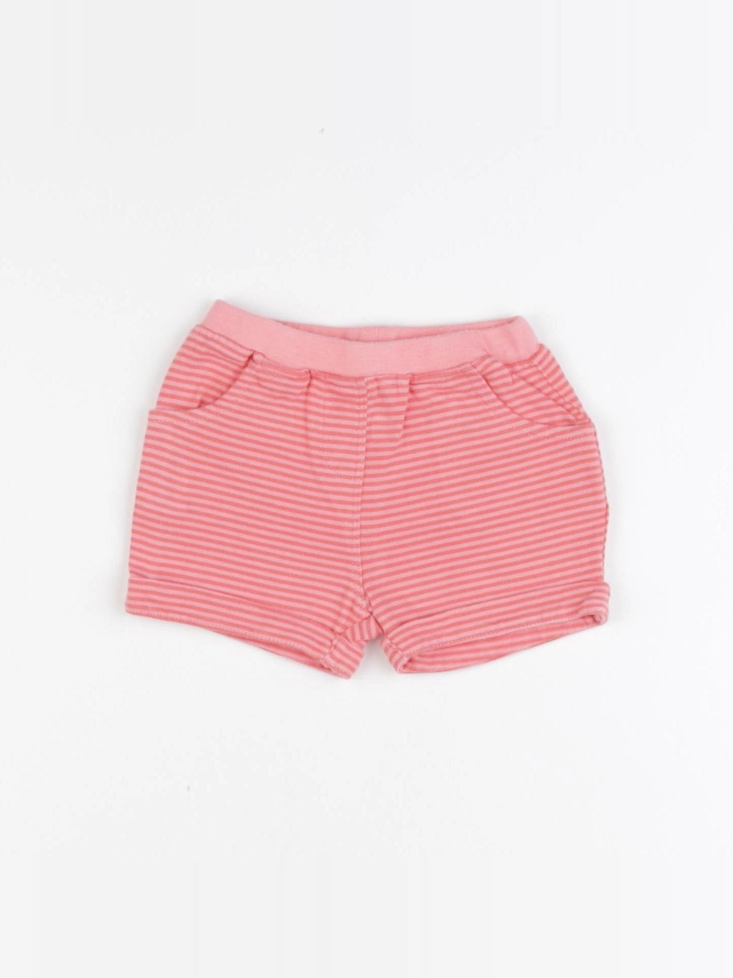 Vertbaudet - short rose - 6 mois