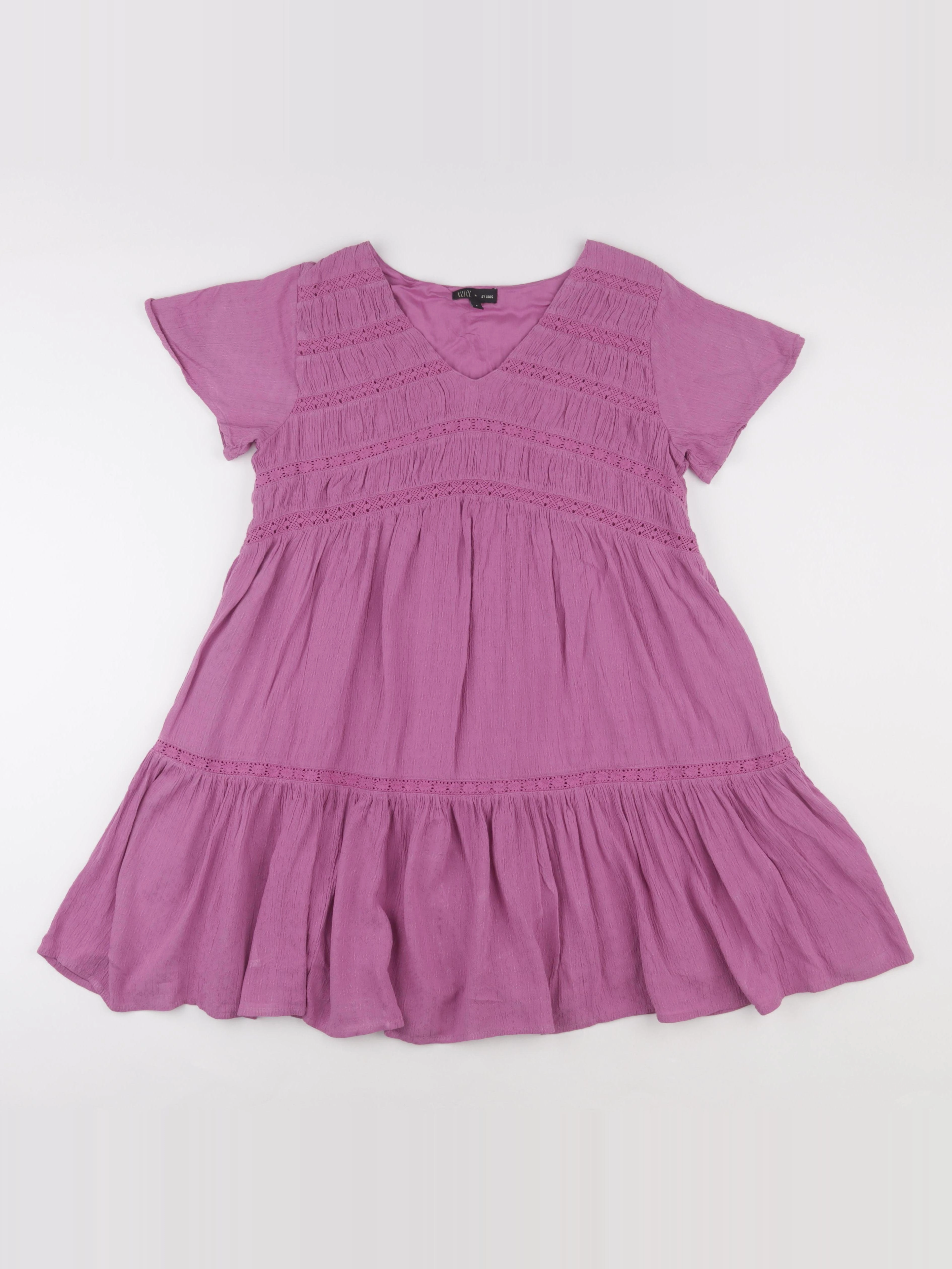IKKS - robe rose - 14 ans