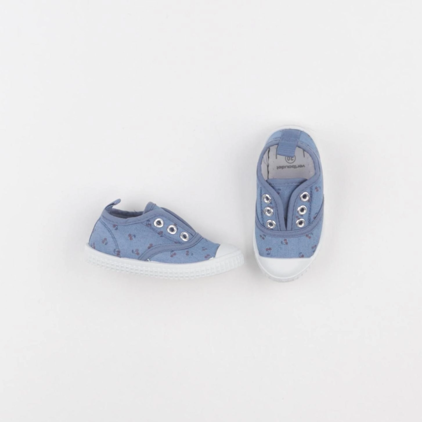 Vertbaudet - ballerines bleu - pointure 20