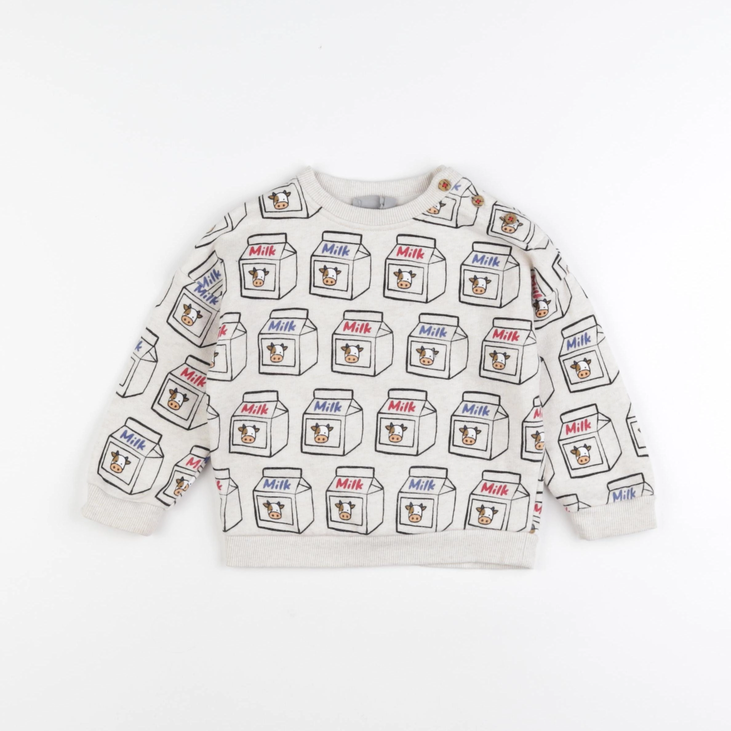 Boutchou - sweat multicolore - 24 mois