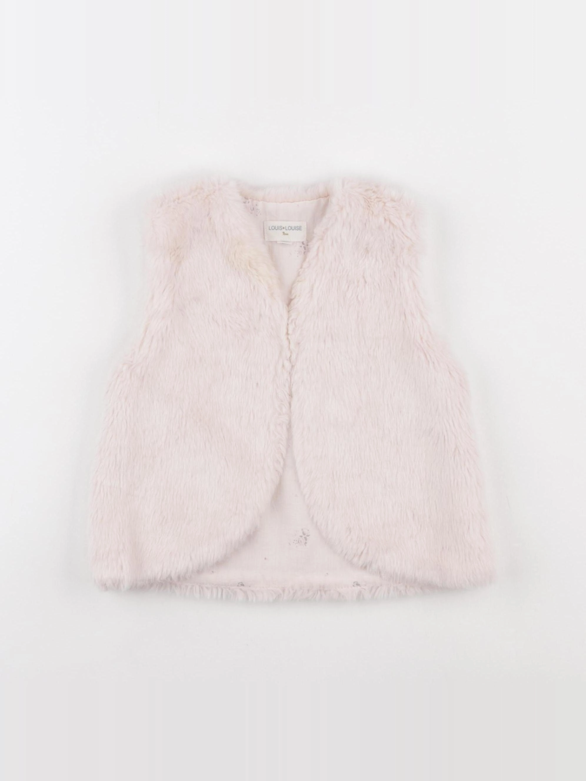 Louis Louise - gilet rose - 2 ans