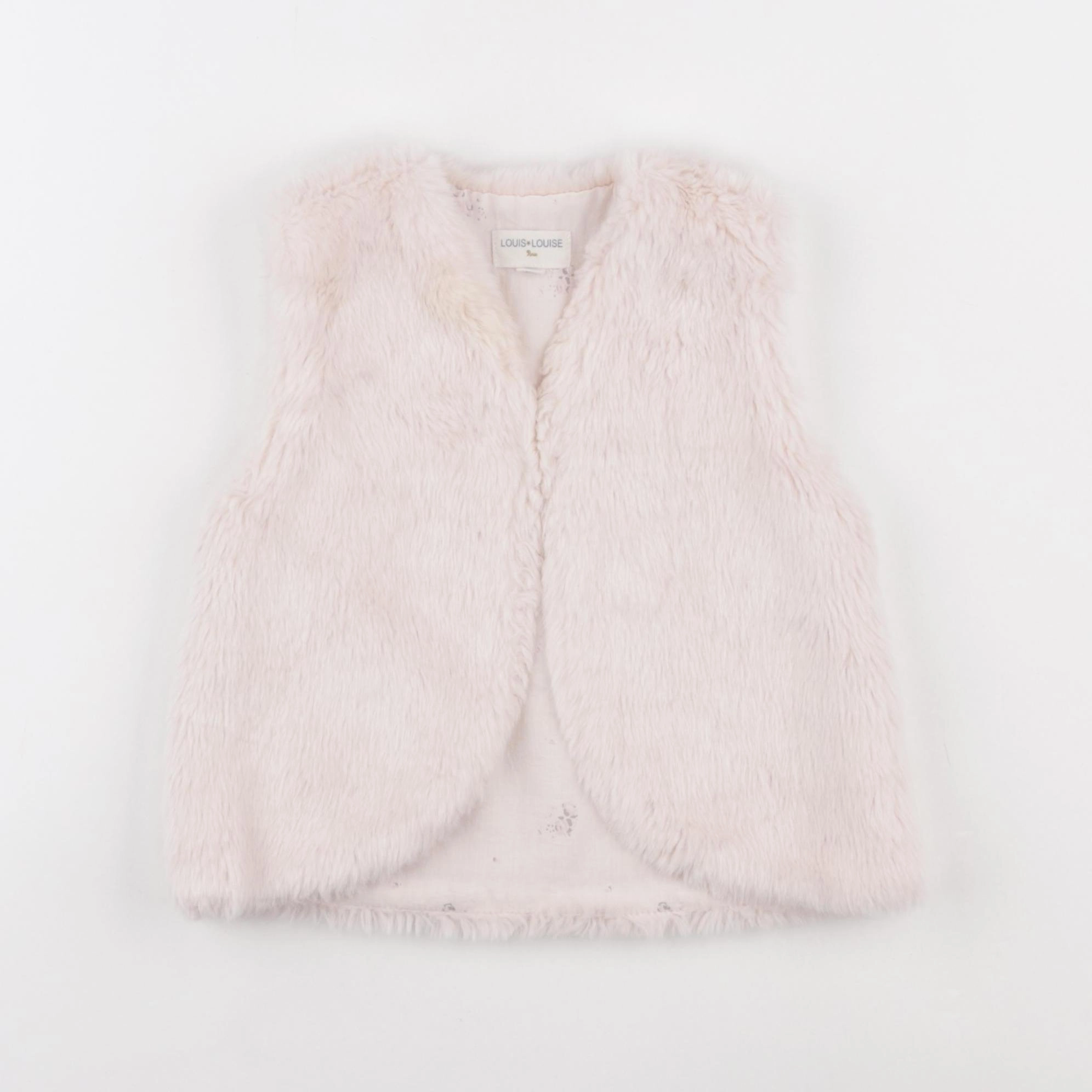 Louis Louise - gilet rose - 2 ans