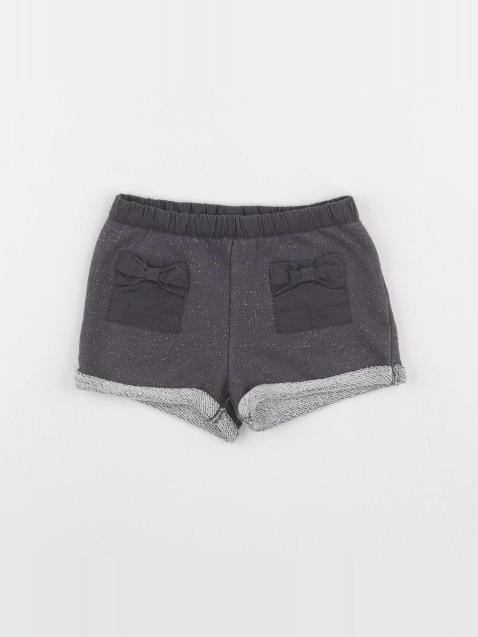 Vertbaudet - short gris - 12 mois