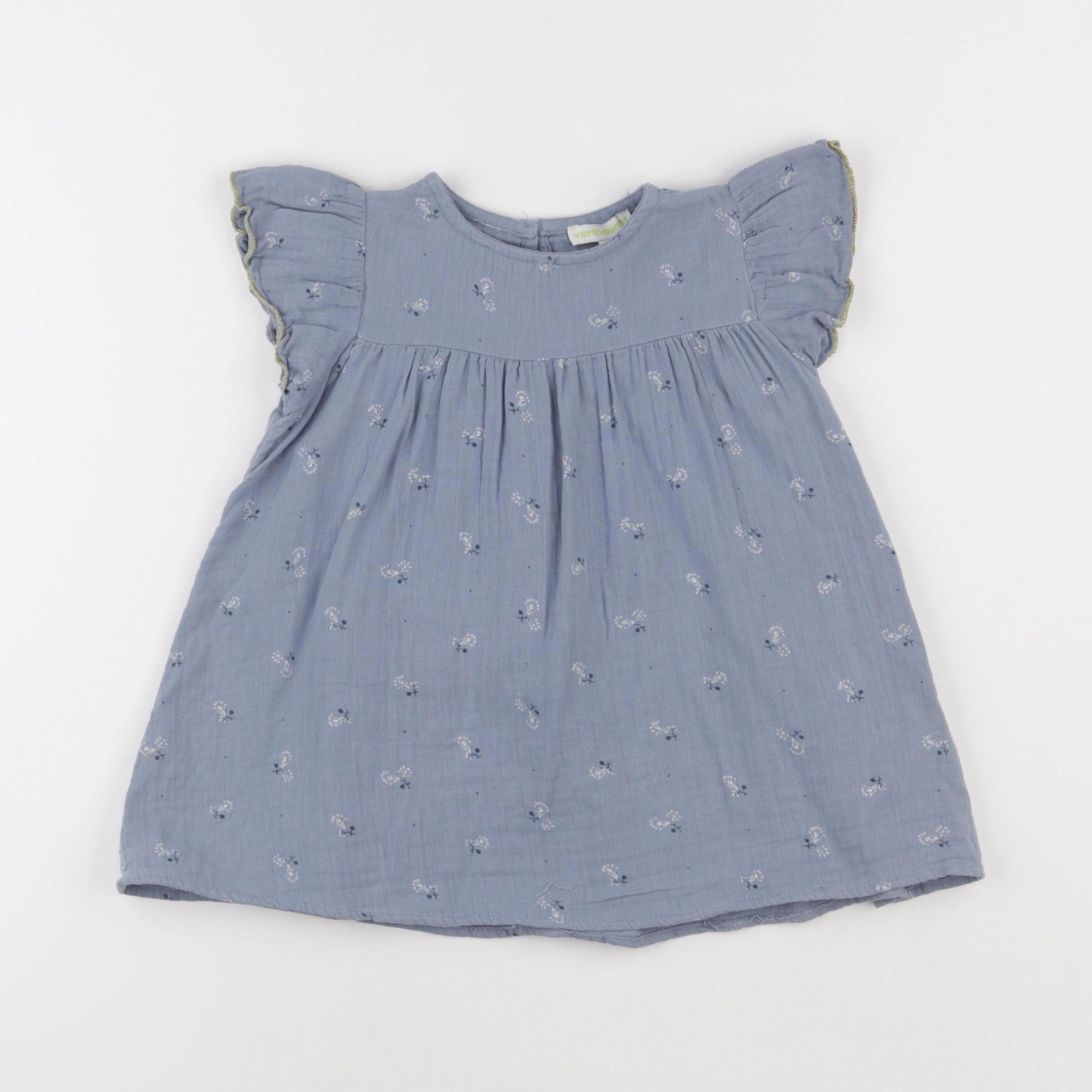 Vertbaudet - robe bleu - 2 ans