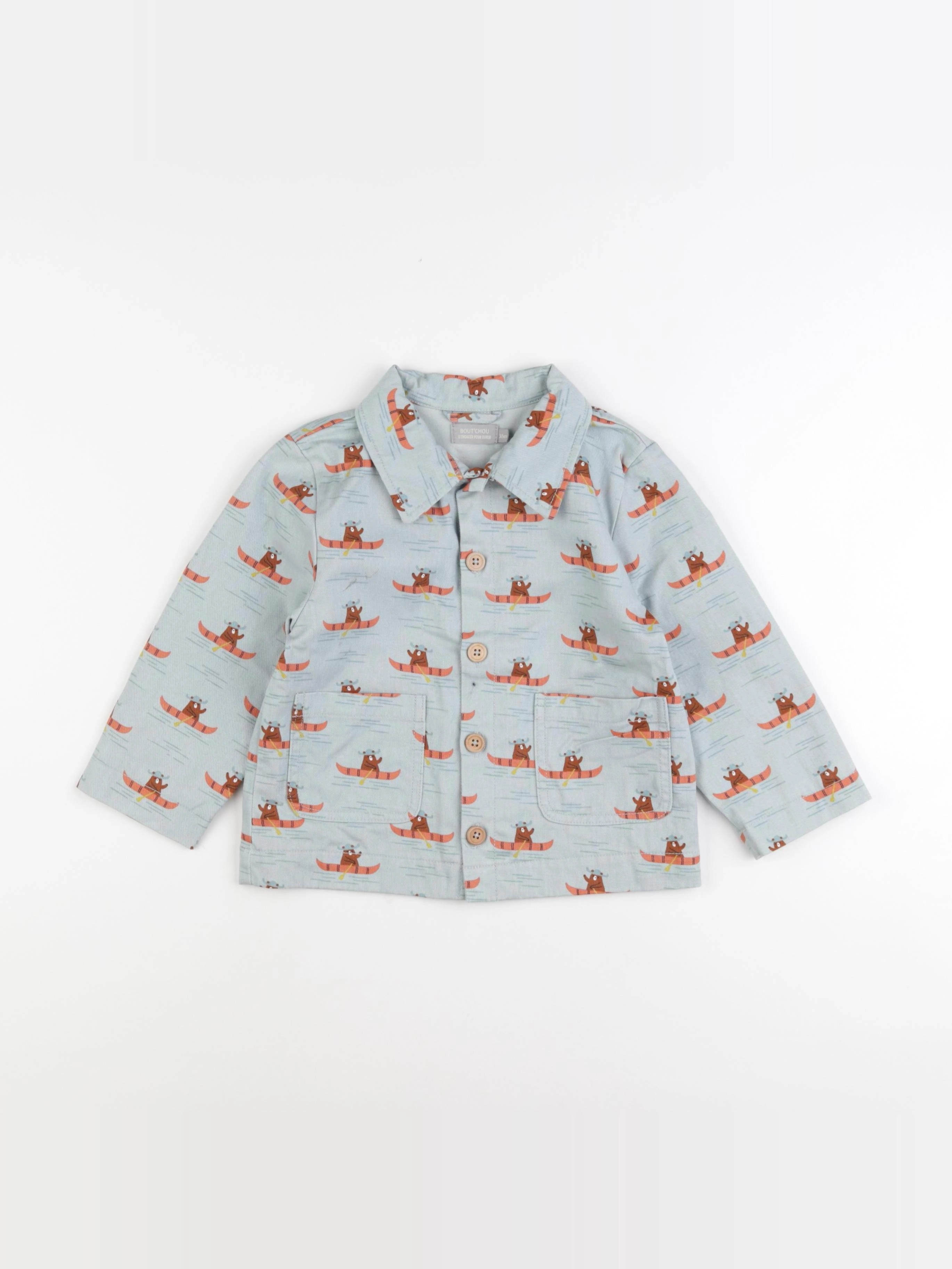 Boutchou - veste bleu - 36 mois
