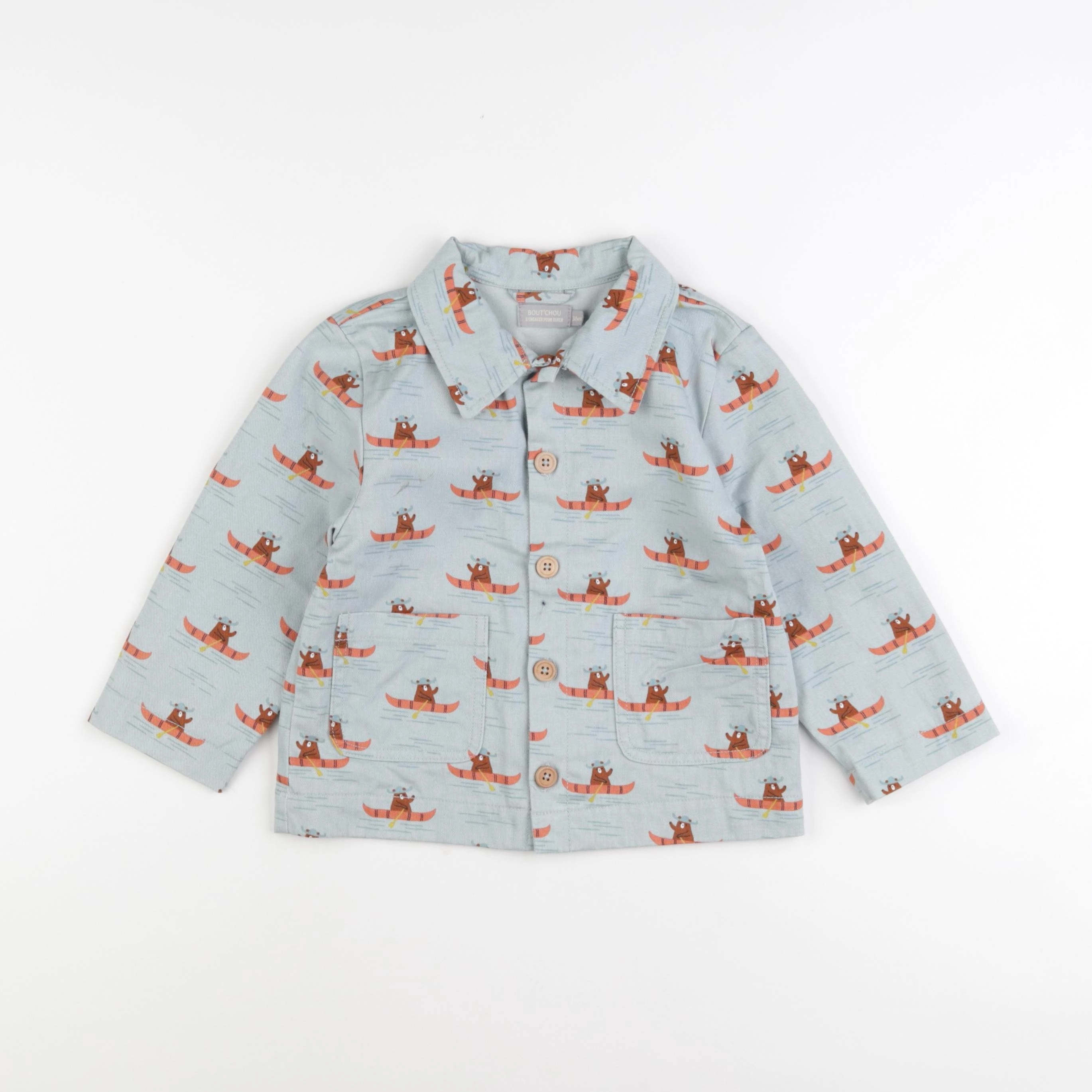 Boutchou - veste bleu - 36 mois