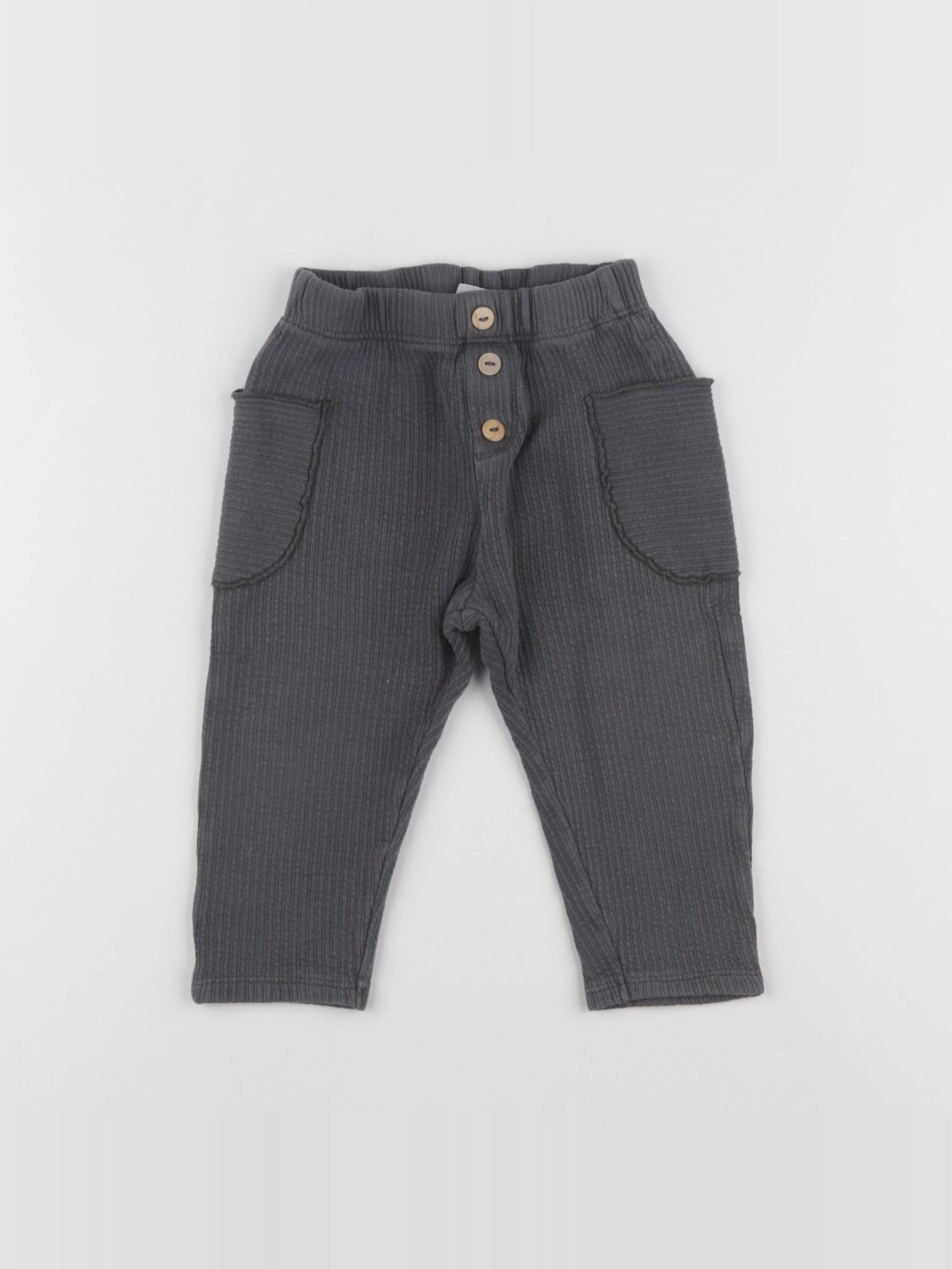 Zara - legging gris - 18/24 mois