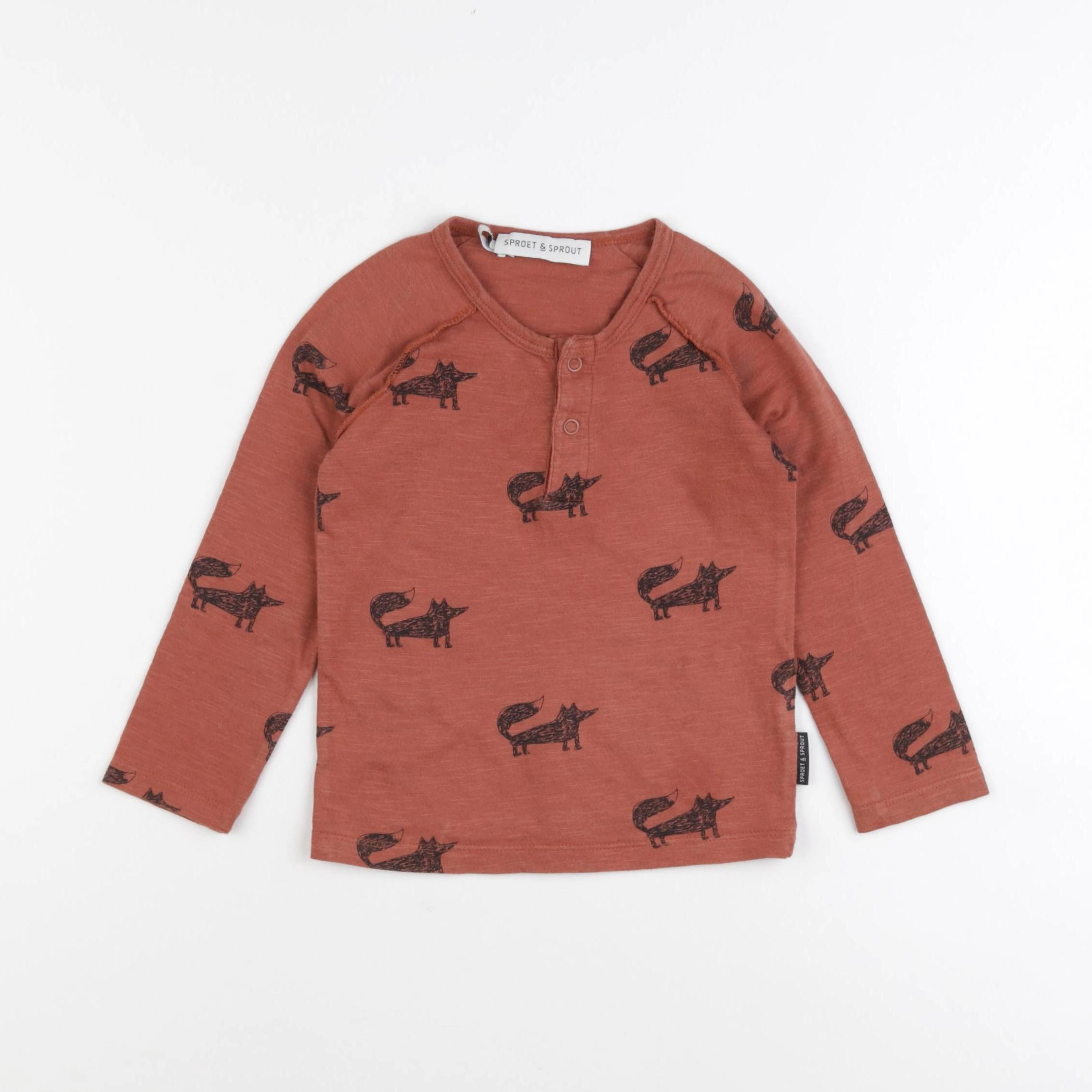 Sproet & Sprout - tee-shirt marron - 2 ans