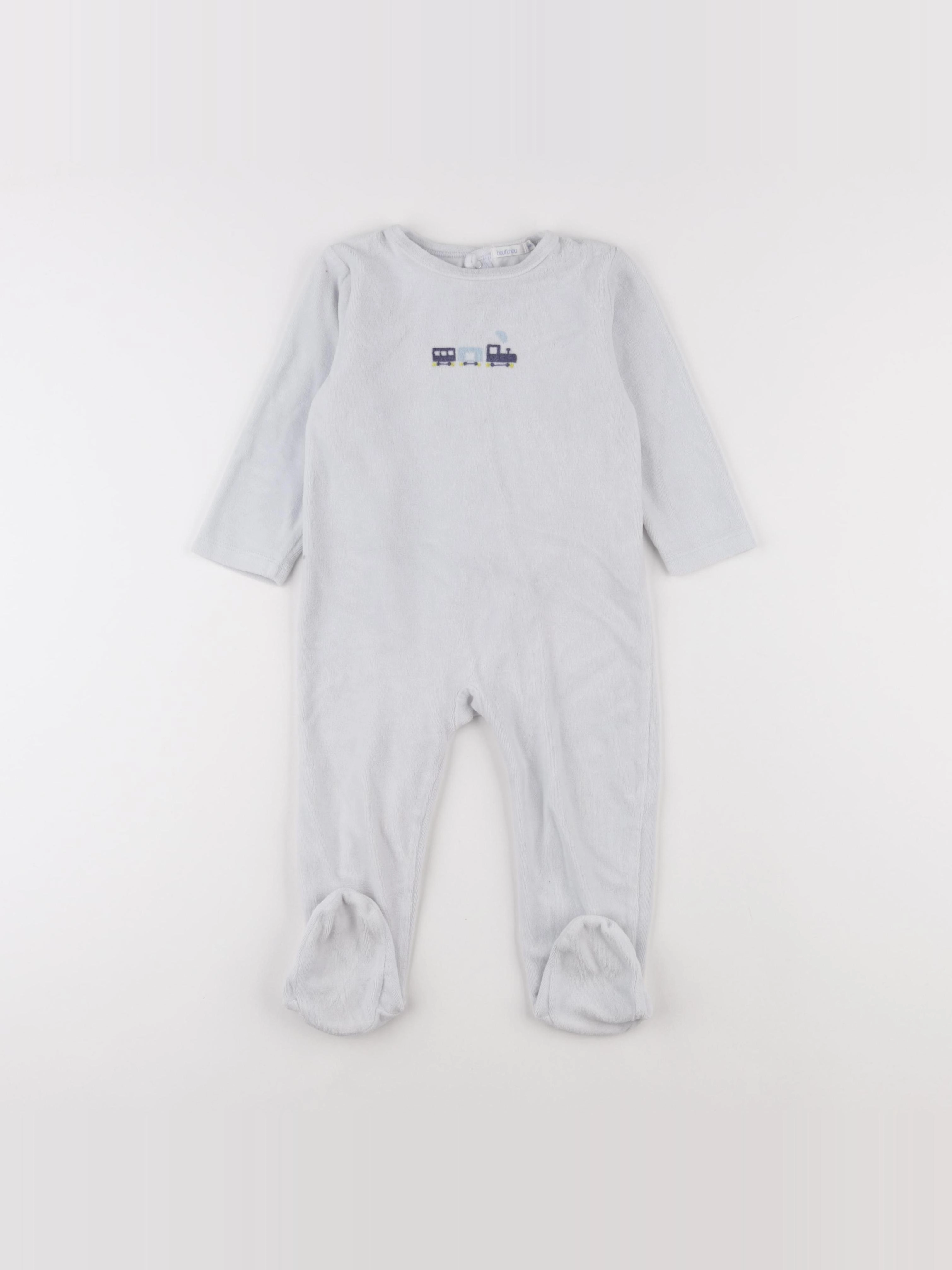 Boutchou - pyjama velours blanc - 24 mois