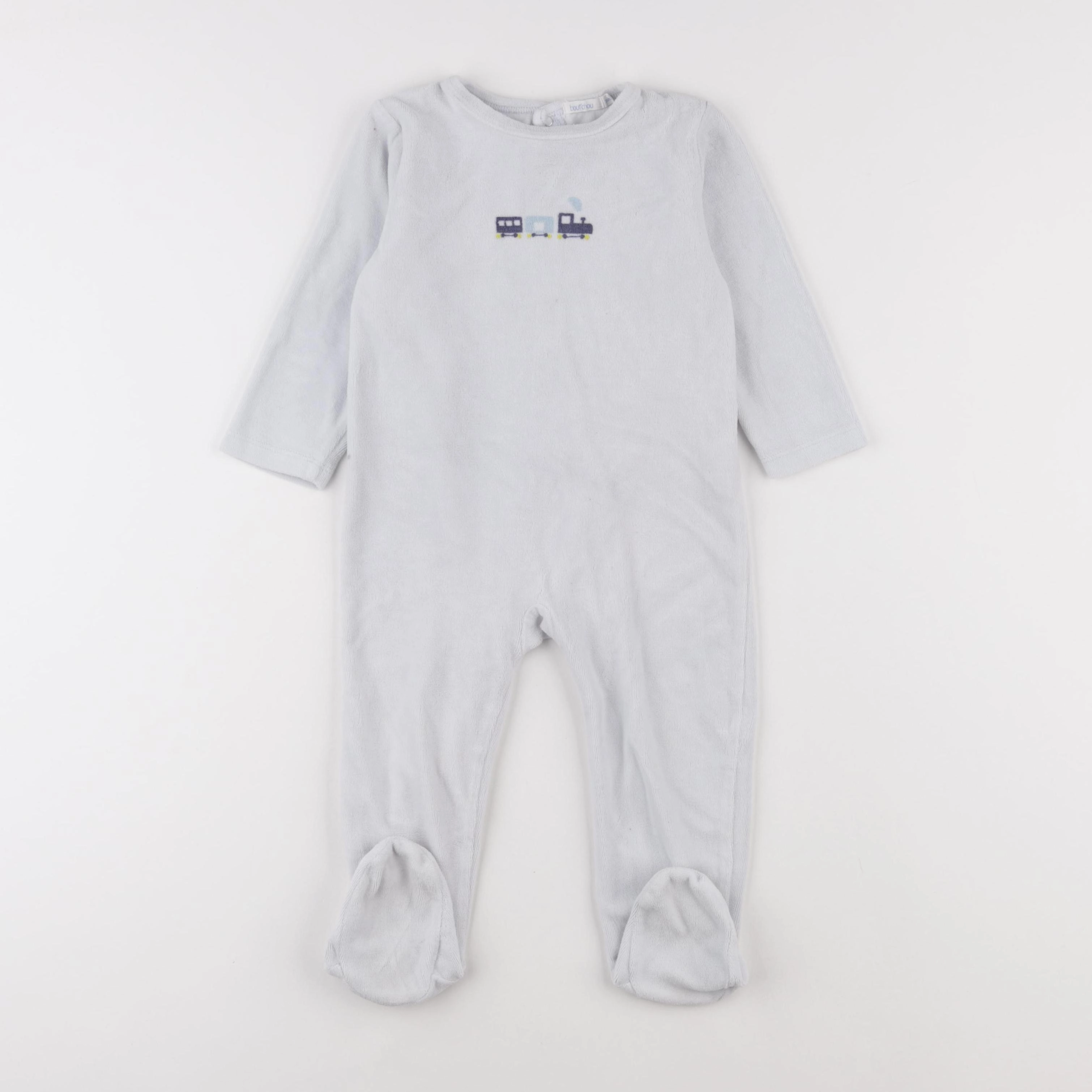 Boutchou - pyjama velours blanc - 24 mois