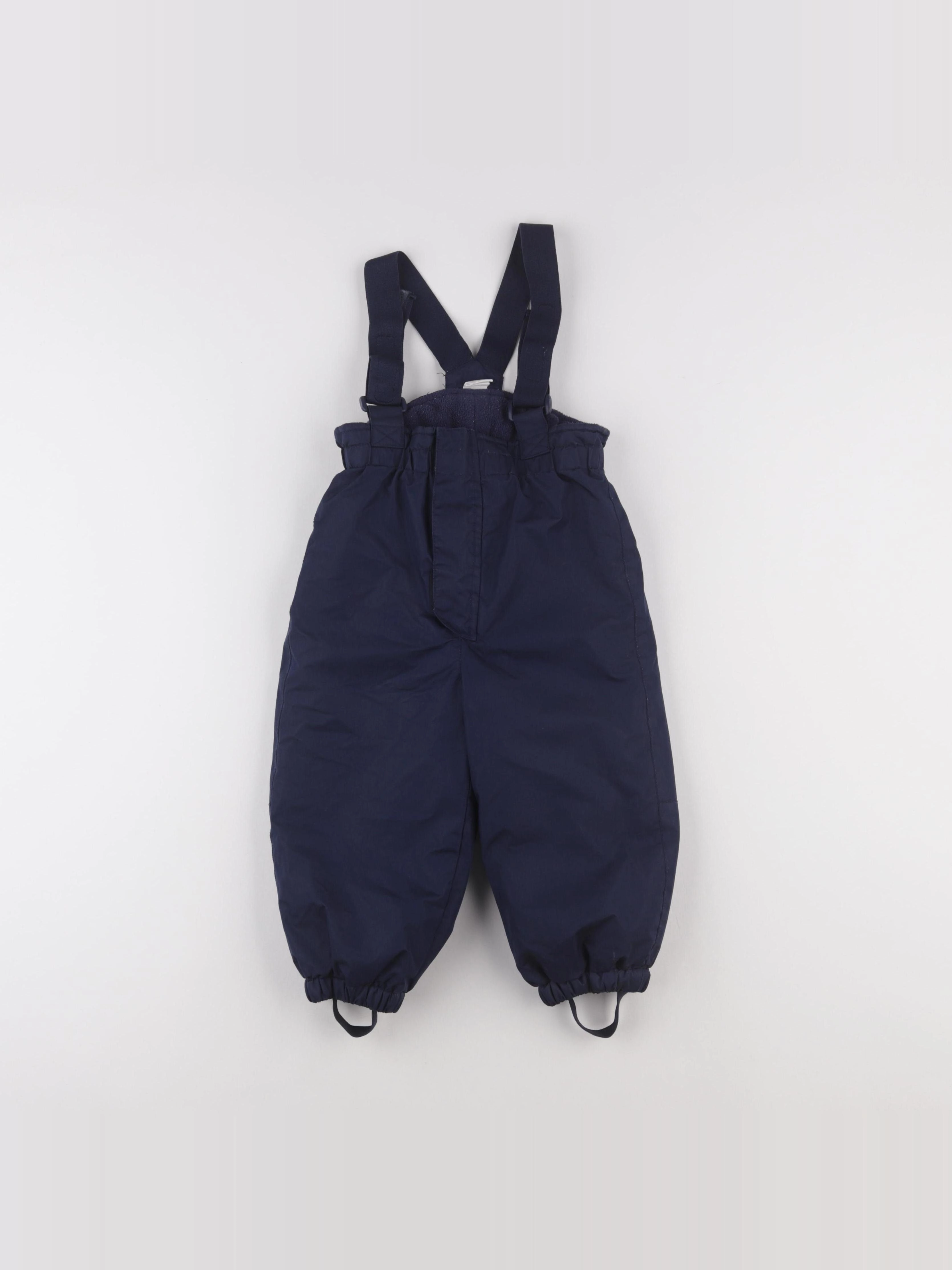 H&M - combinaison de ski bleu - 12/18 mois