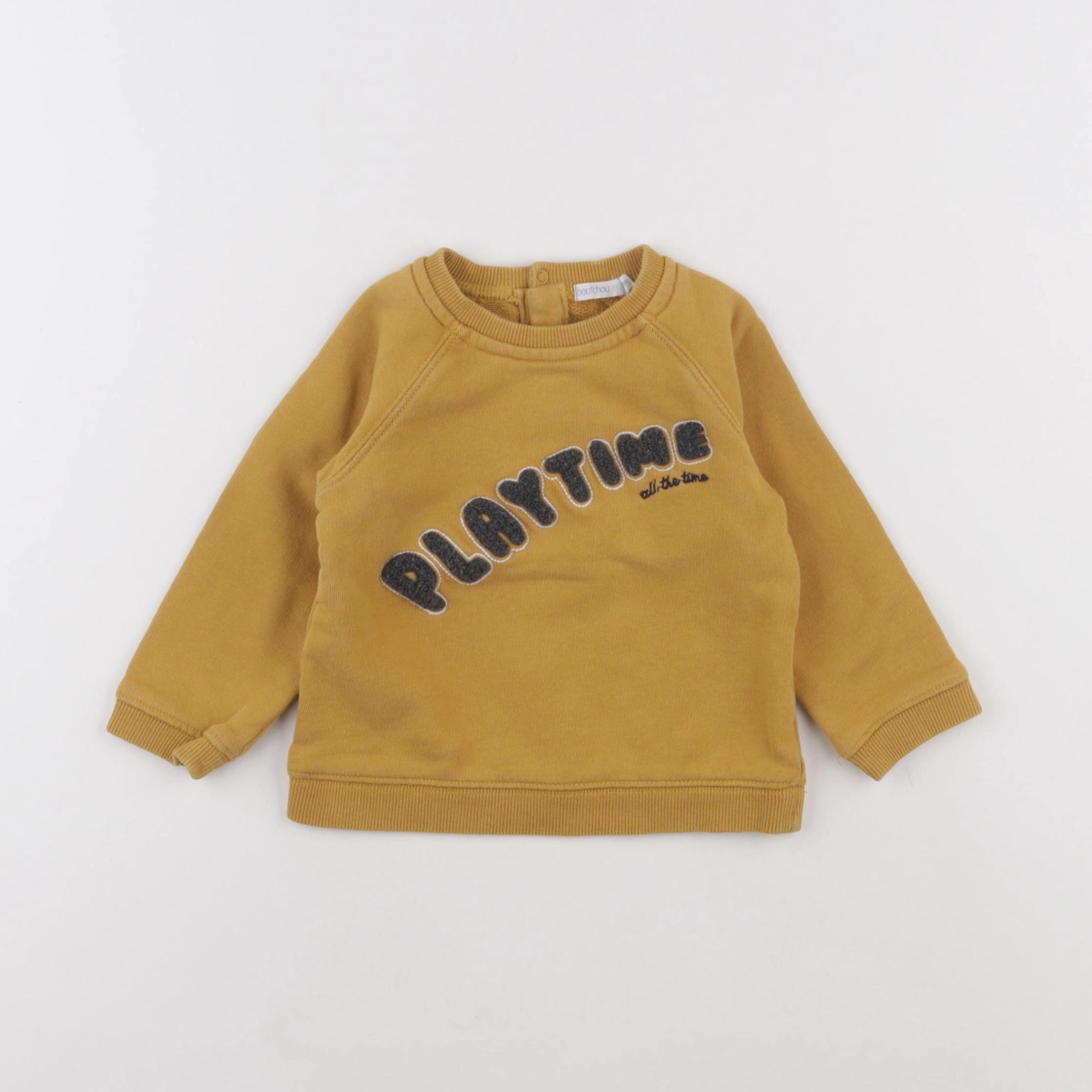 Boutchou - sweat jaune - 18 mois