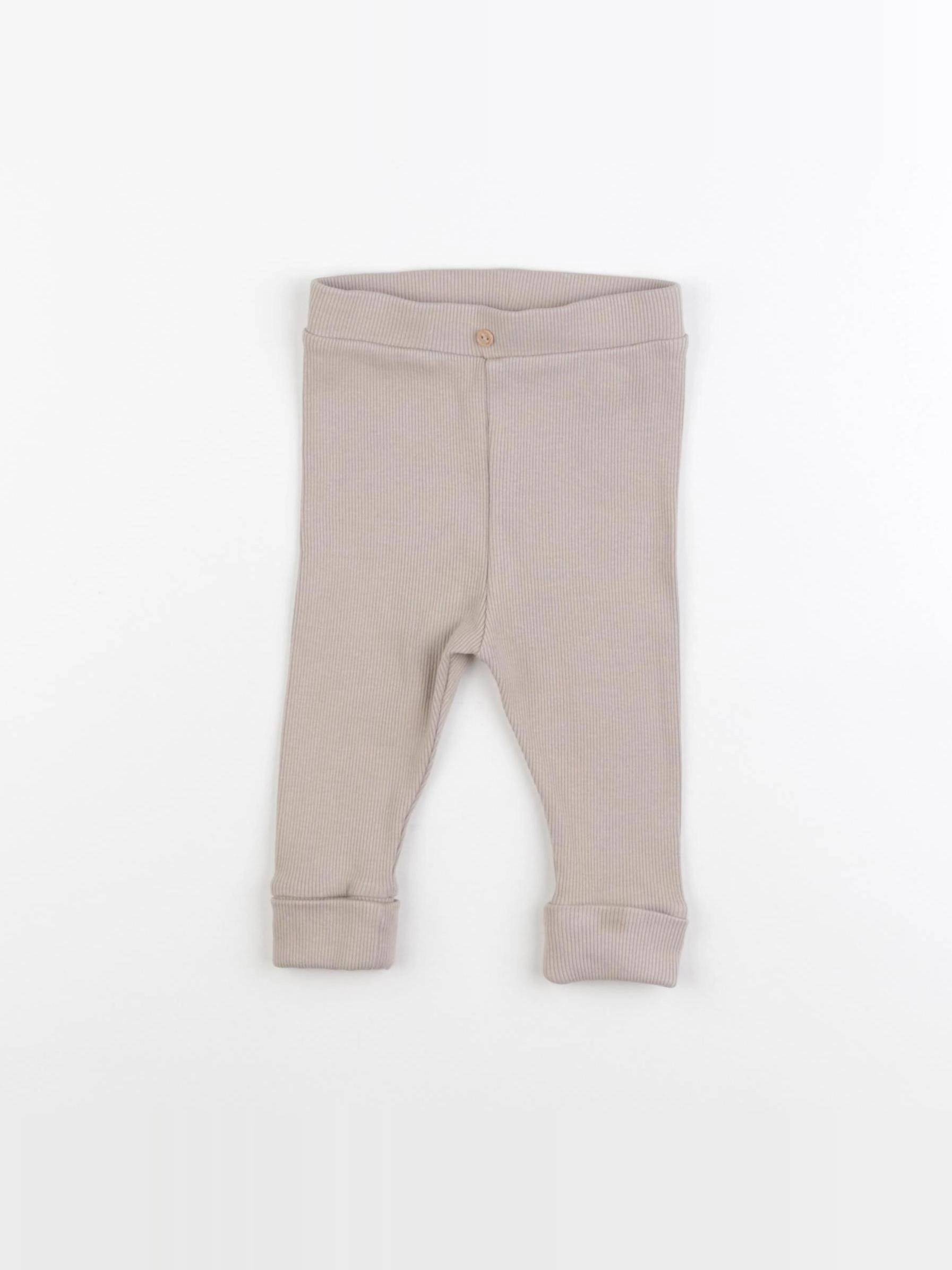 Vertbaudet - legging beige - 9 mois
