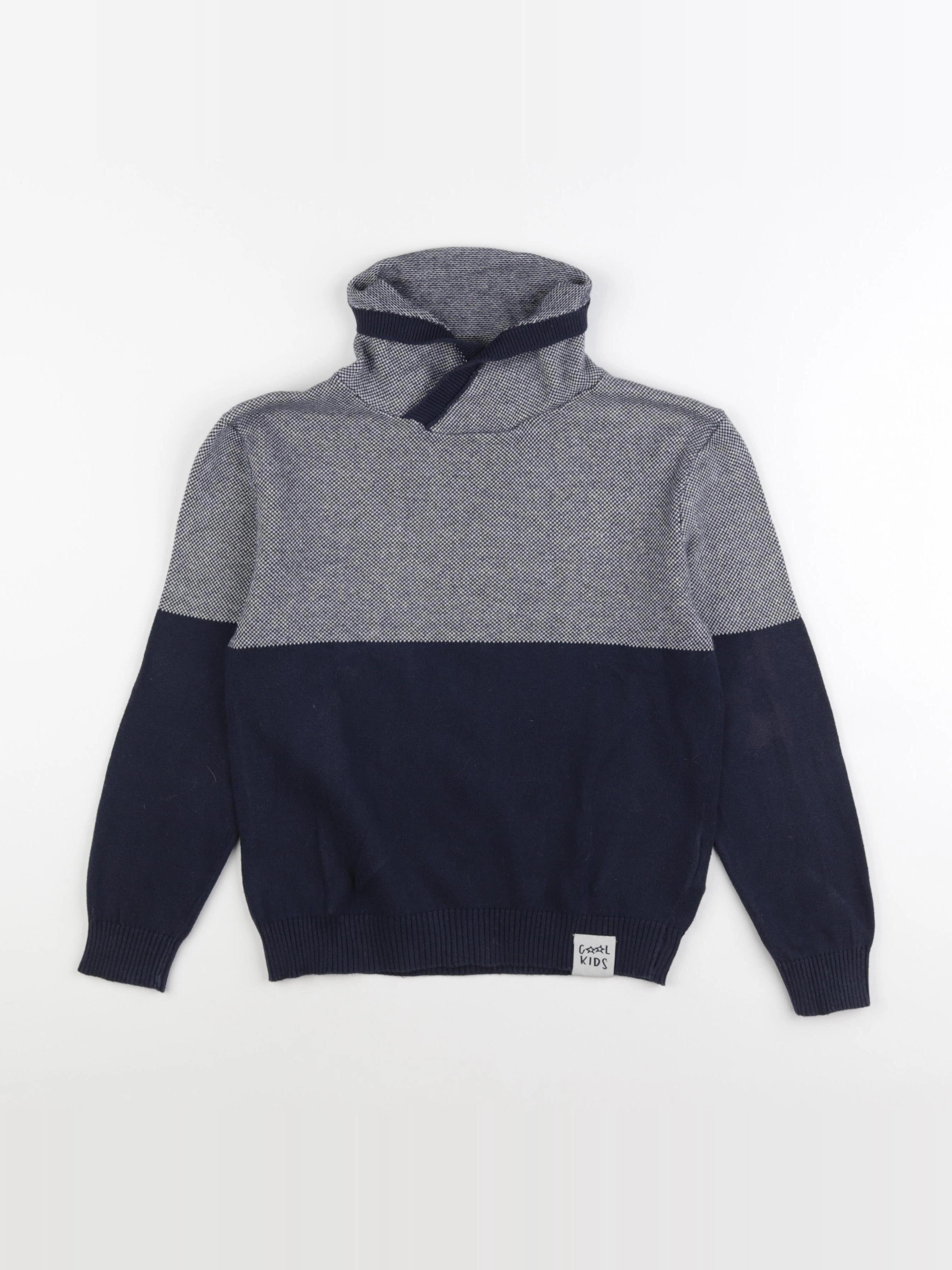 Vertbaudet - pull bleu - 10 ans