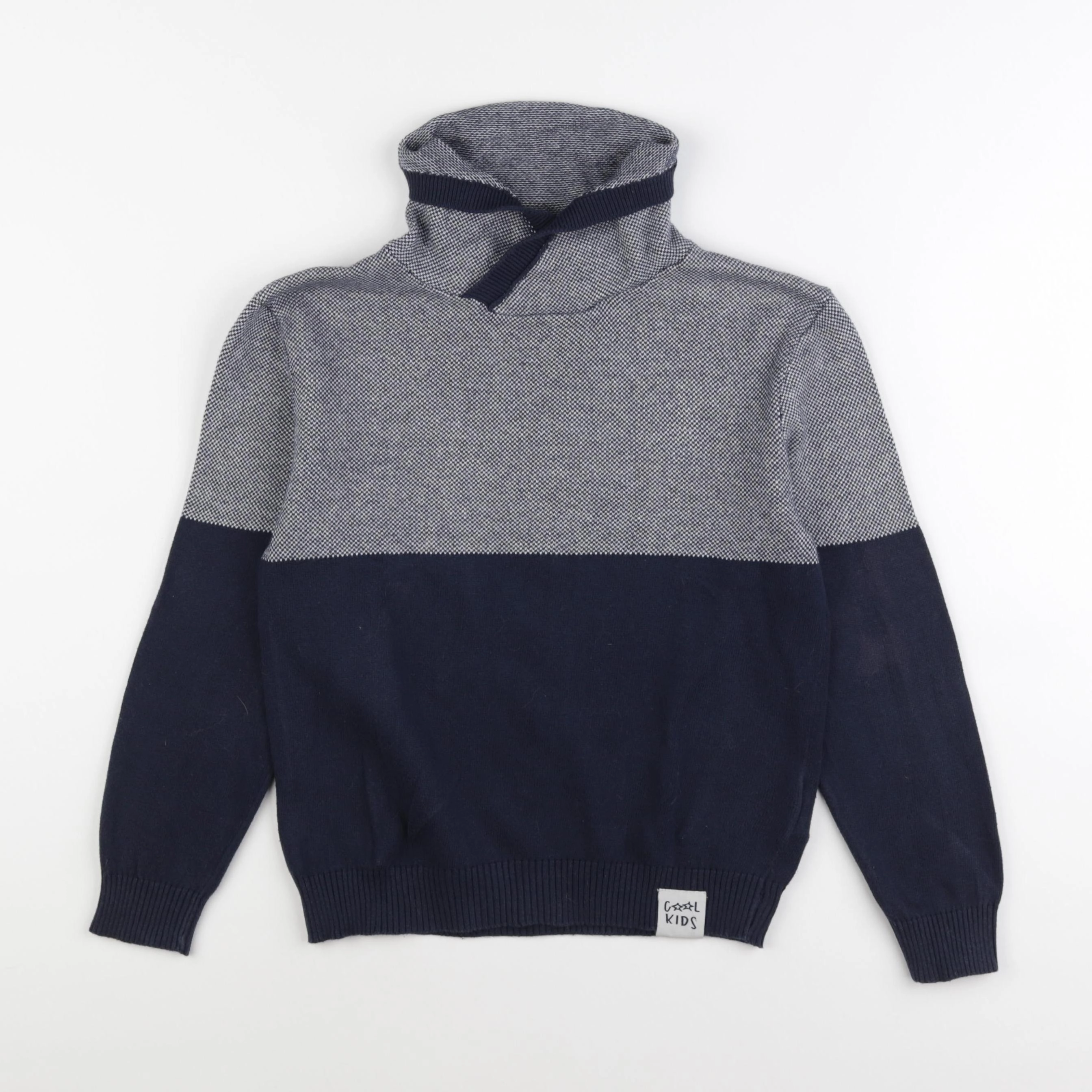 Vertbaudet - pull bleu - 10 ans