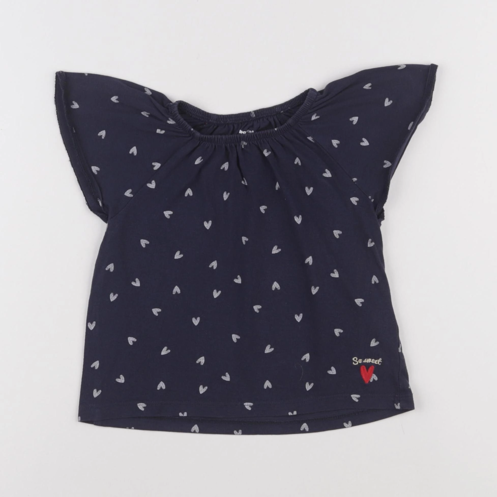 Vertbaudet - tee-shirt bleu - 3 ans