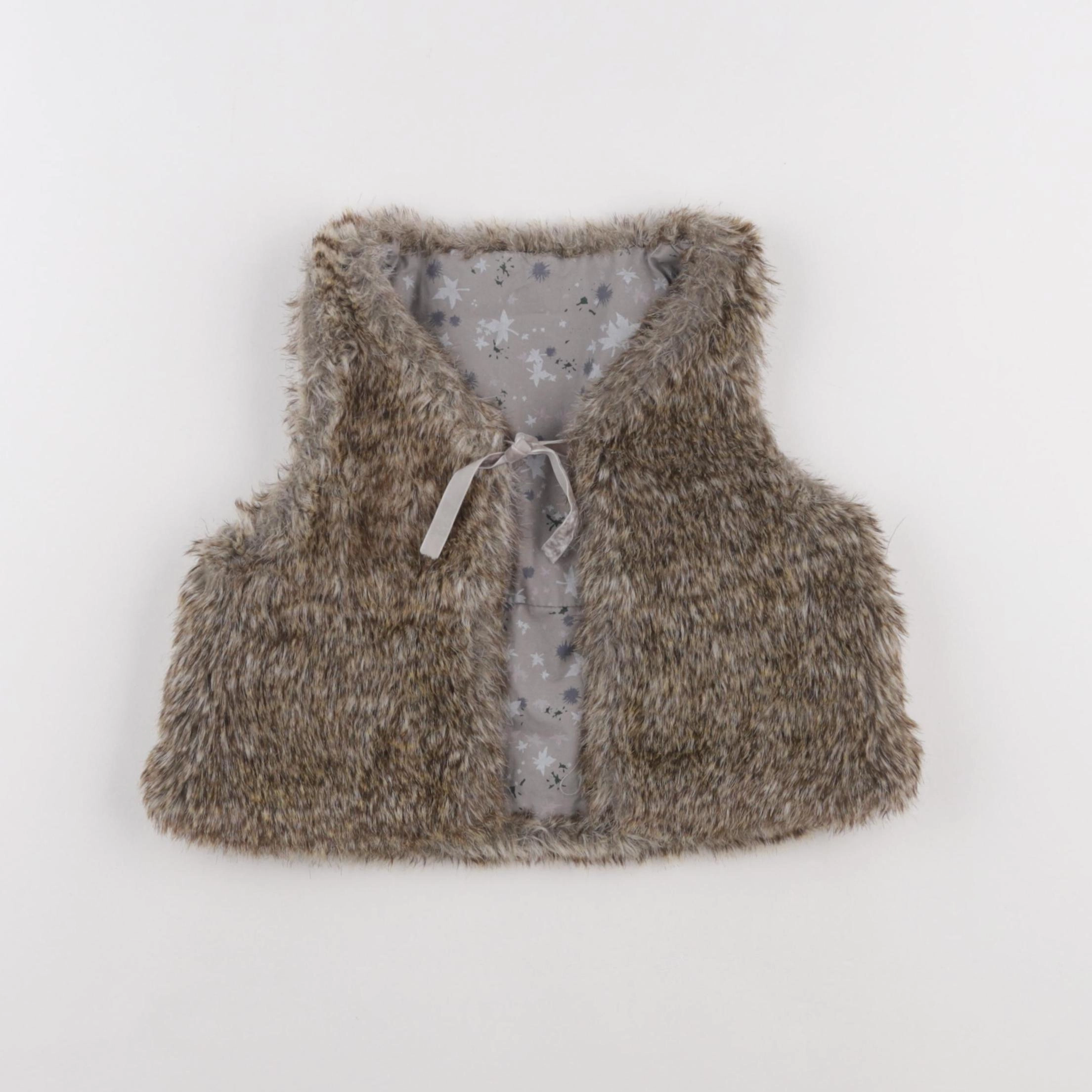 Vertbaudet - gilet marron - 3 ans