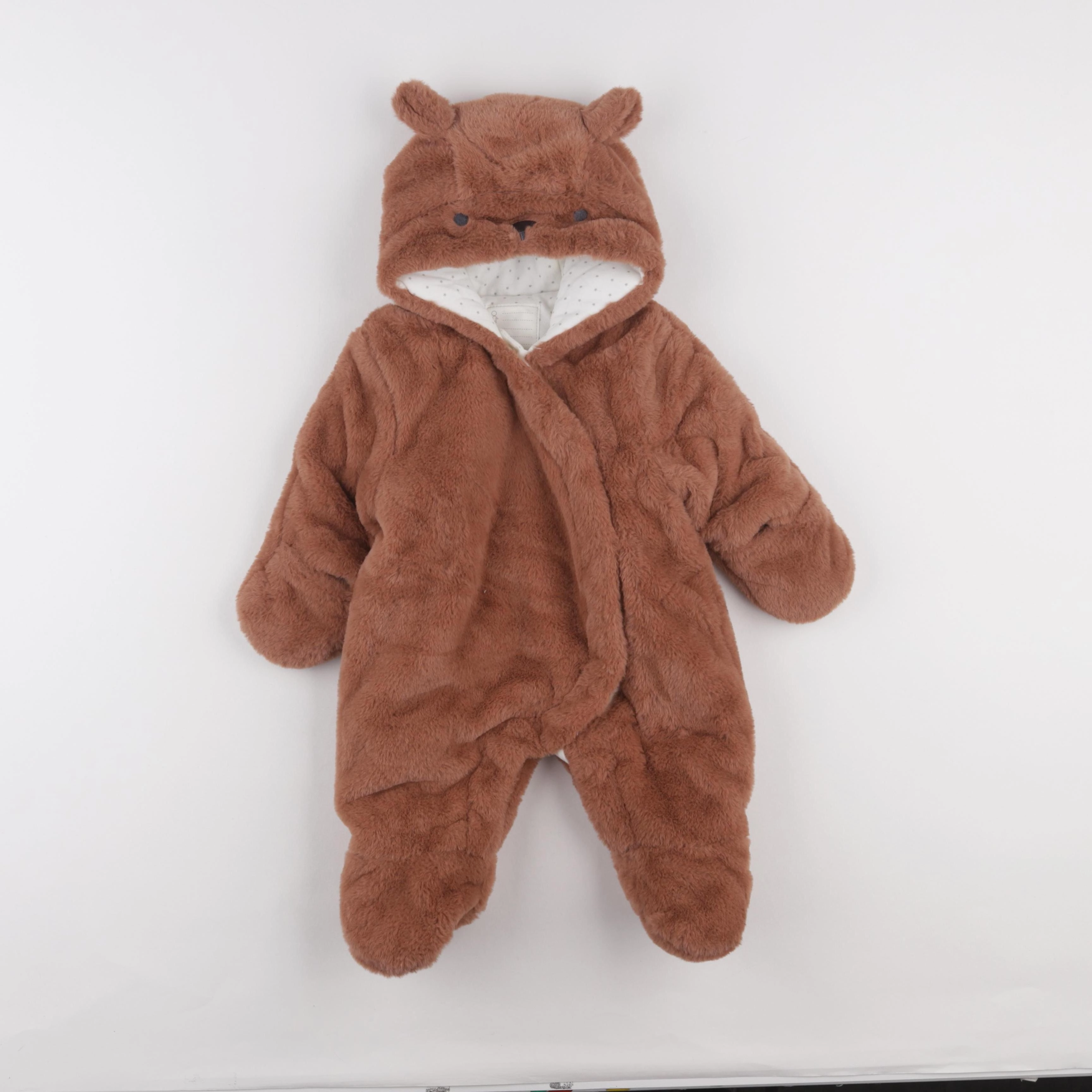 Vertbaudet - combi-pilote marron - 3 mois