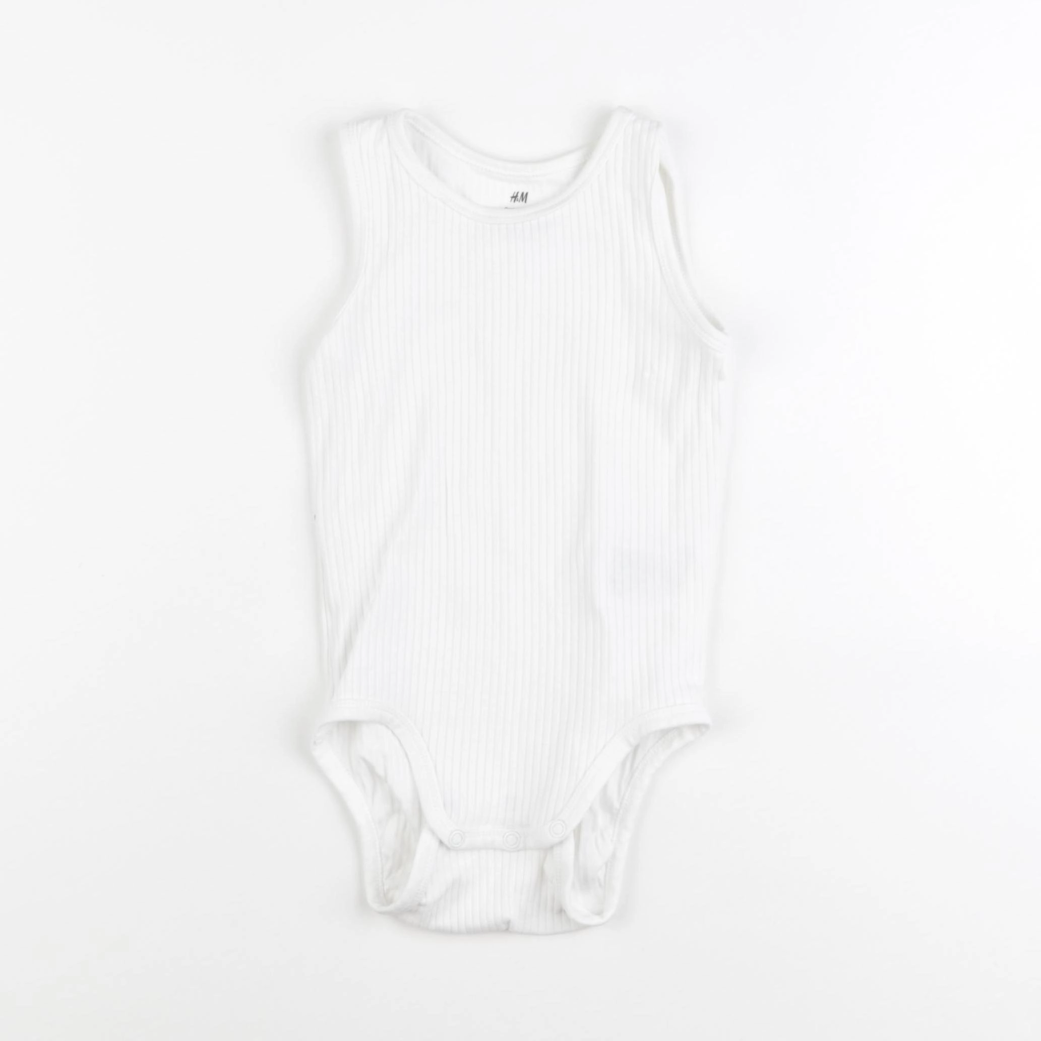H&M - body blanc - 18/24 mois