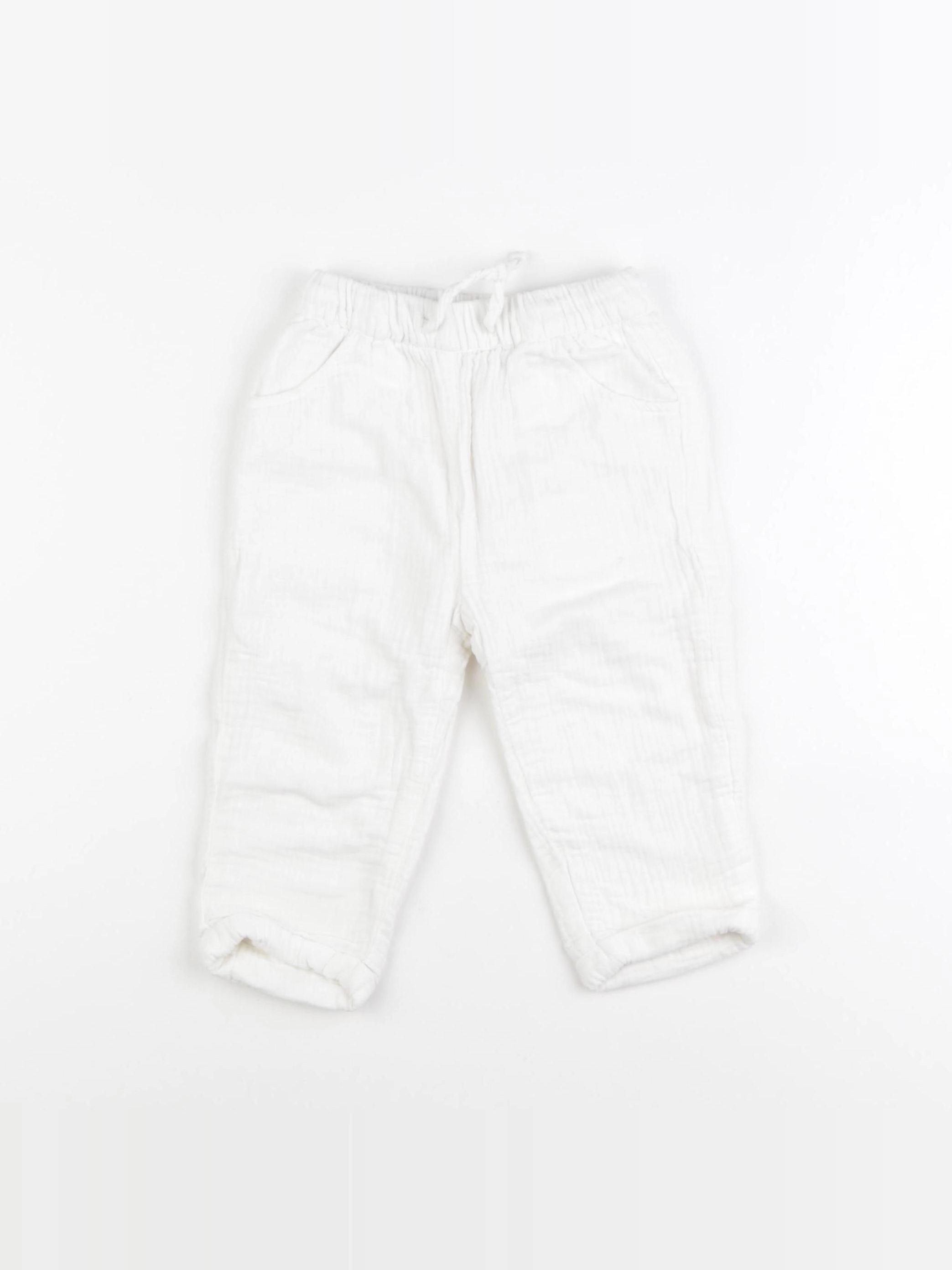 Tape à l'oeil - pantalon blanc - 18 mois