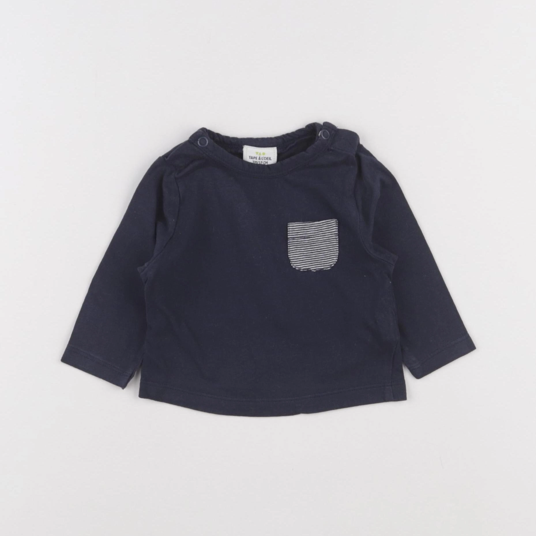 Tape à l'oeil - tee-shirt bleu - 3 mois
