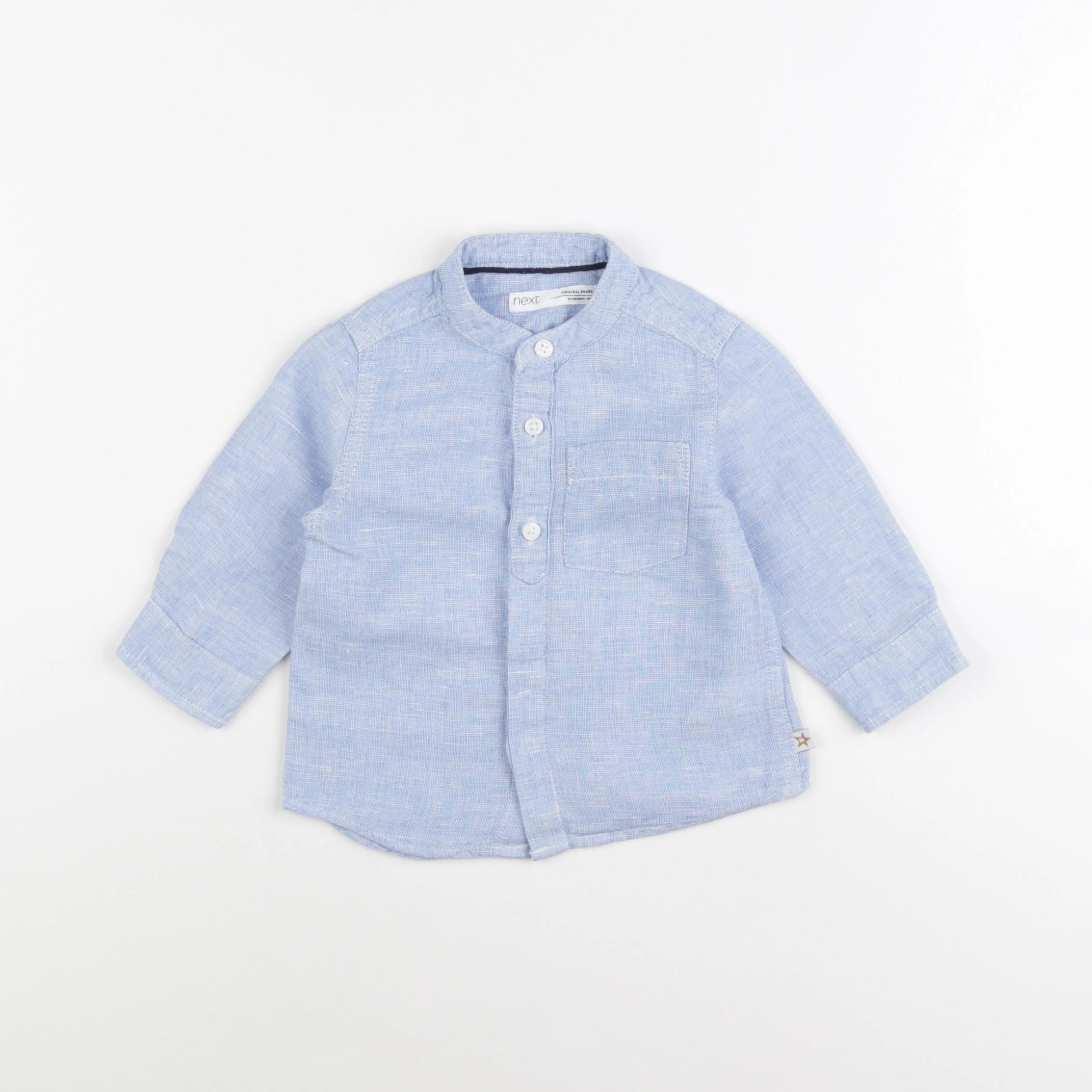 Next - chemise bleu - 24 mois