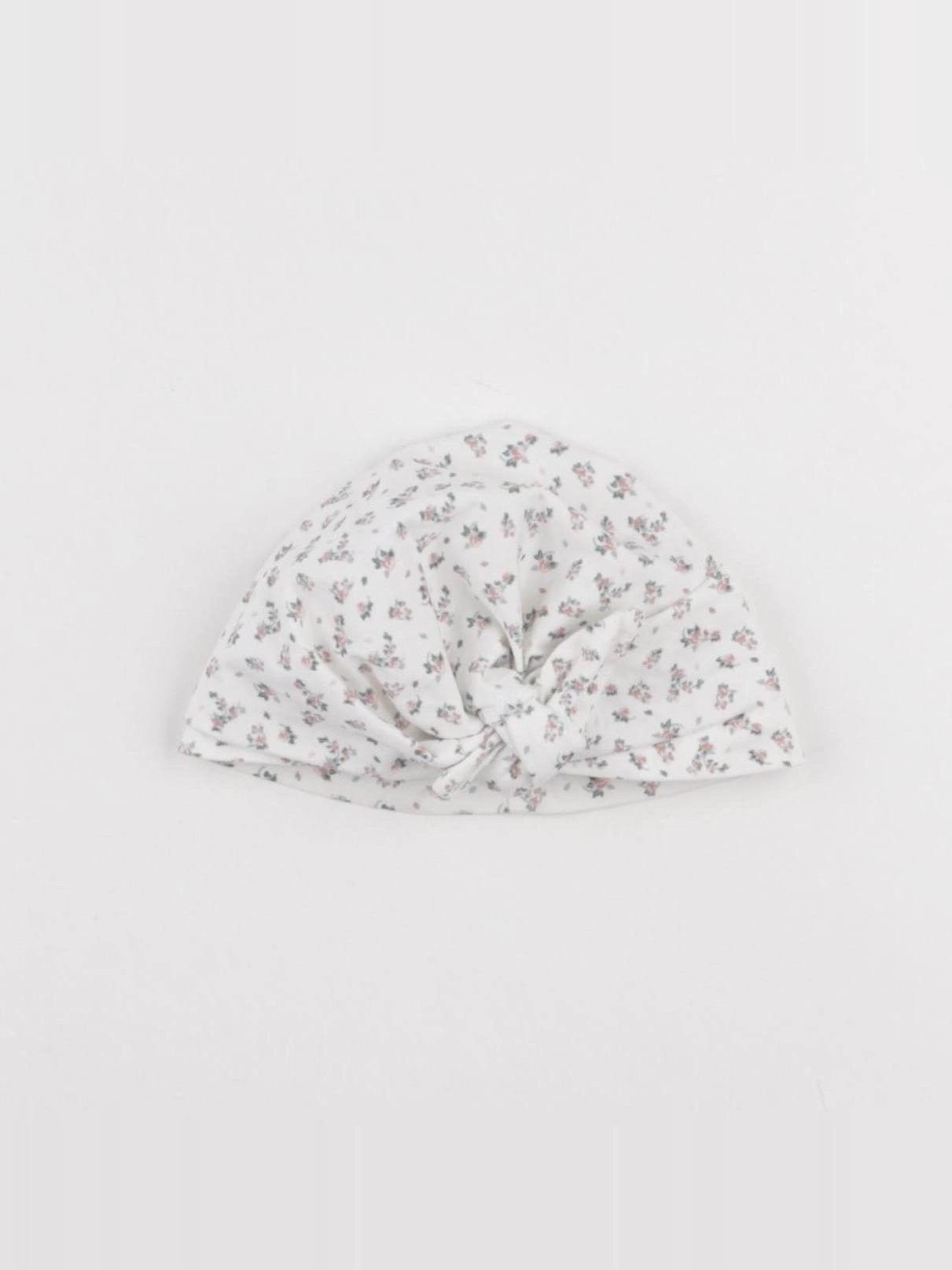 Vertbaudet - bonnet blanc - 12/18 mois