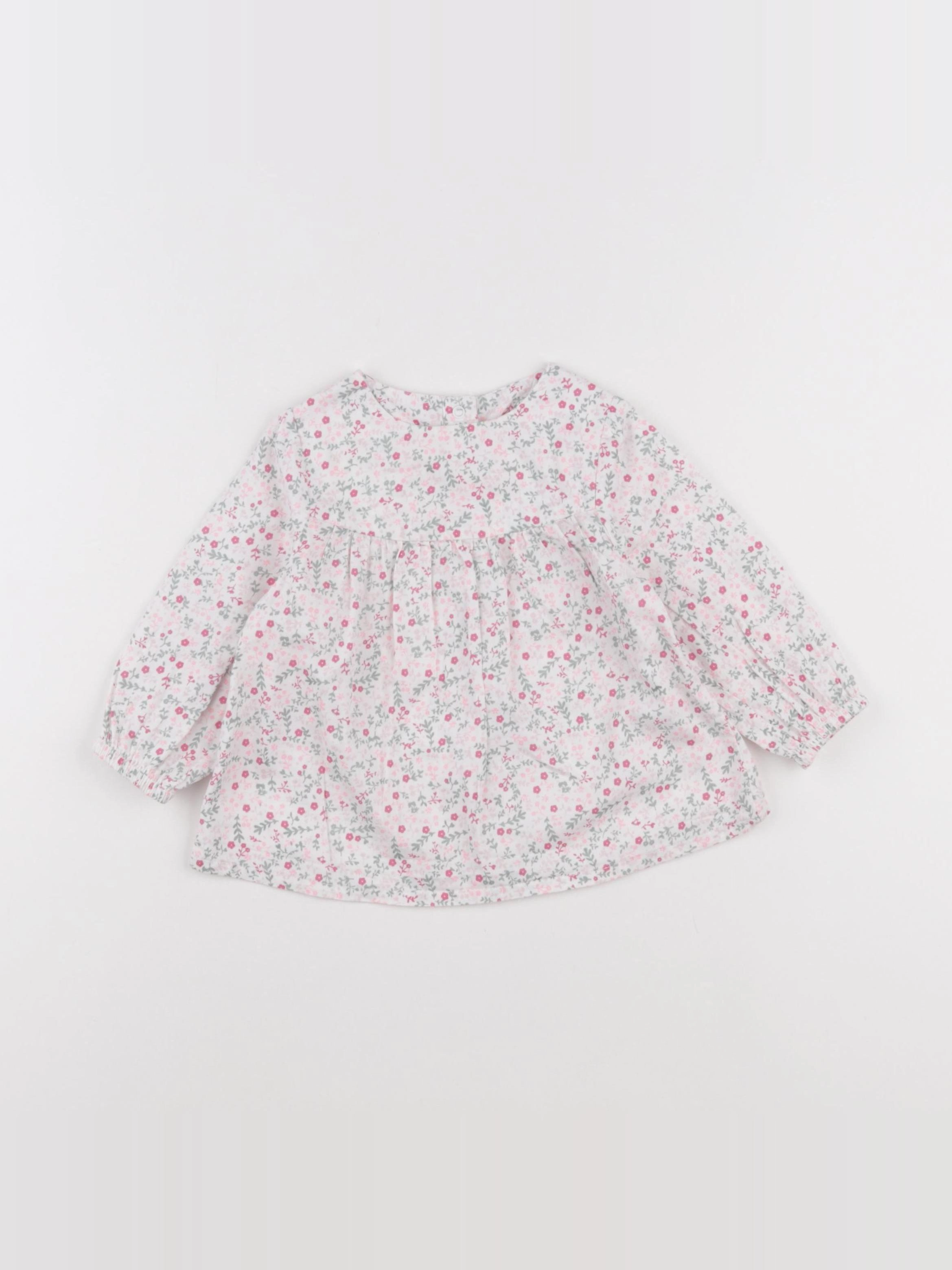 Tape à l'oeil - blouse rose - 12 mois